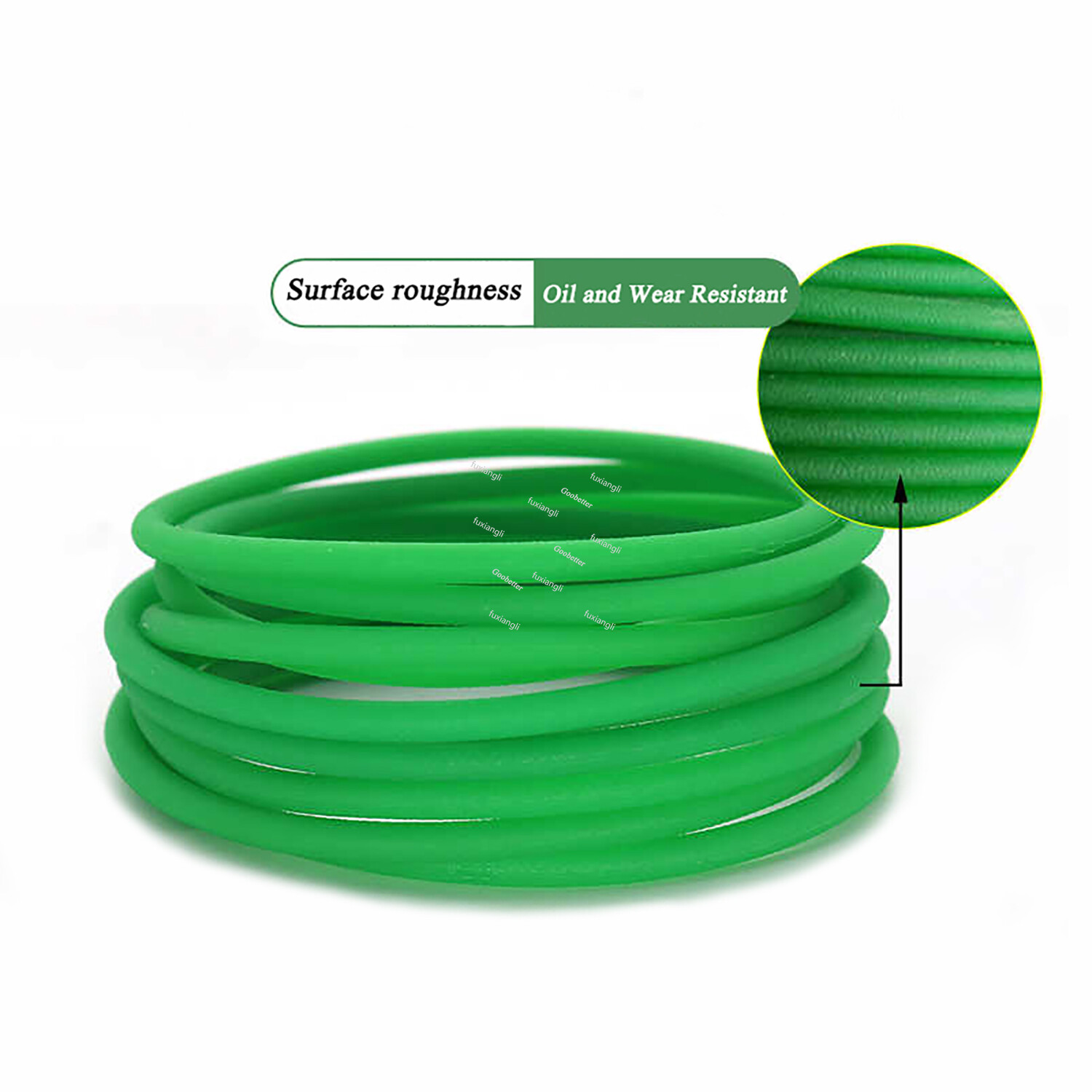 PU Solid Round Belt Polyurethane Close Loop Drive Belting Dia: 2/3/4/5/6/8/10mm
