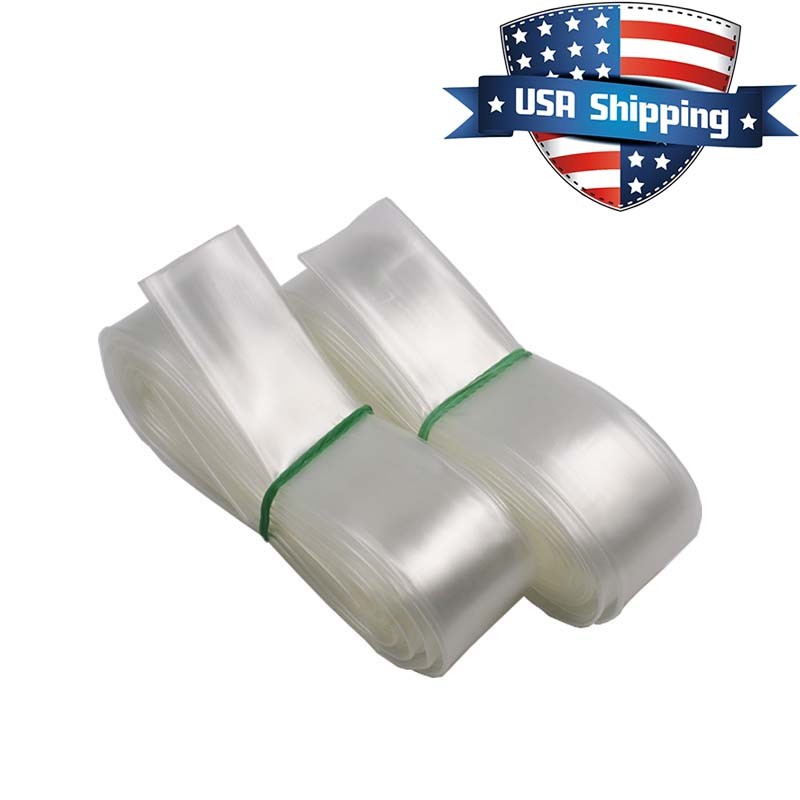 1/2in (14mm) Diameter Transparent Heat Shrink Tubing Shrinkable Tube 30ft 2:1
