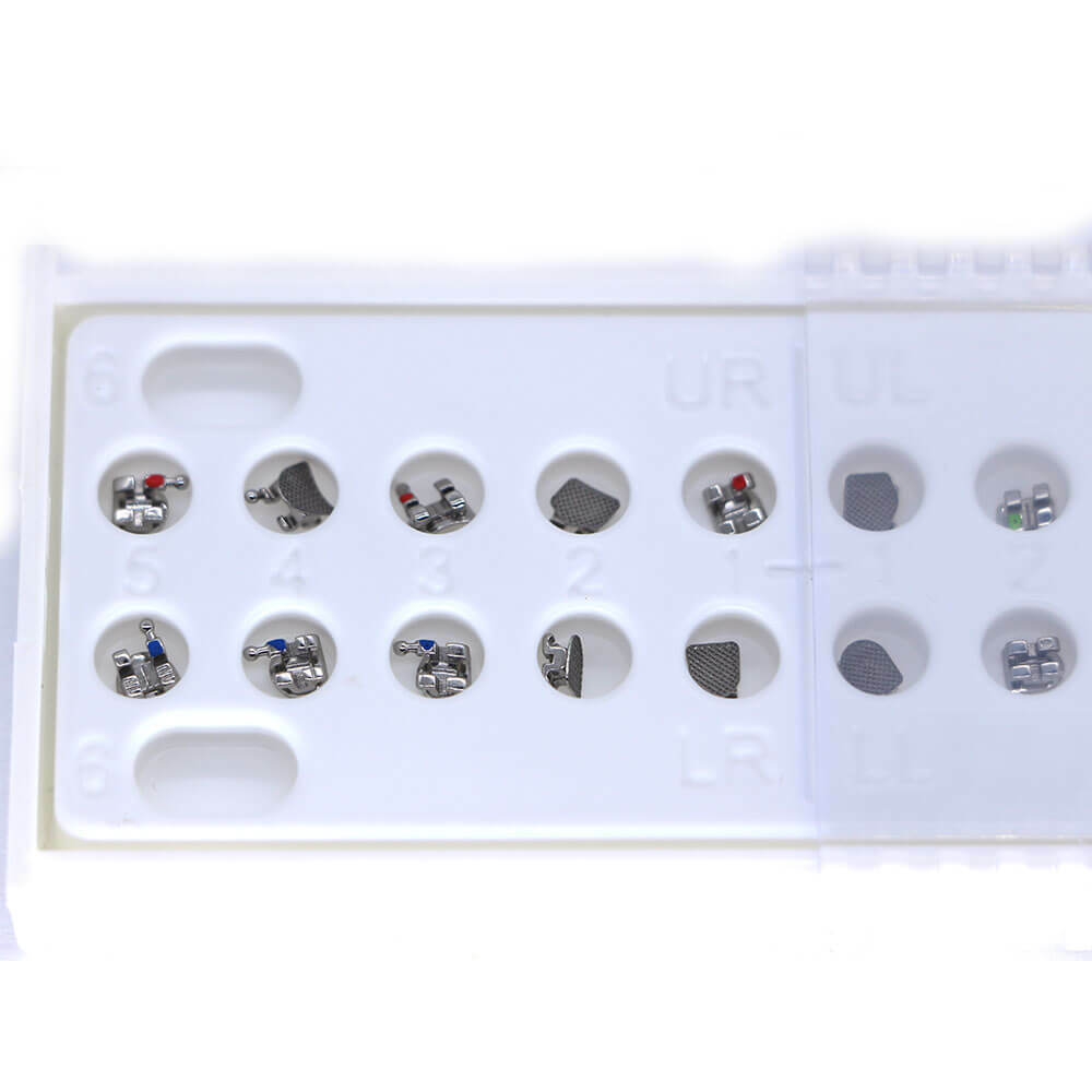 10 kits dental orthodontic bracket standard roth 0.022″ 345 hooks sandblasted