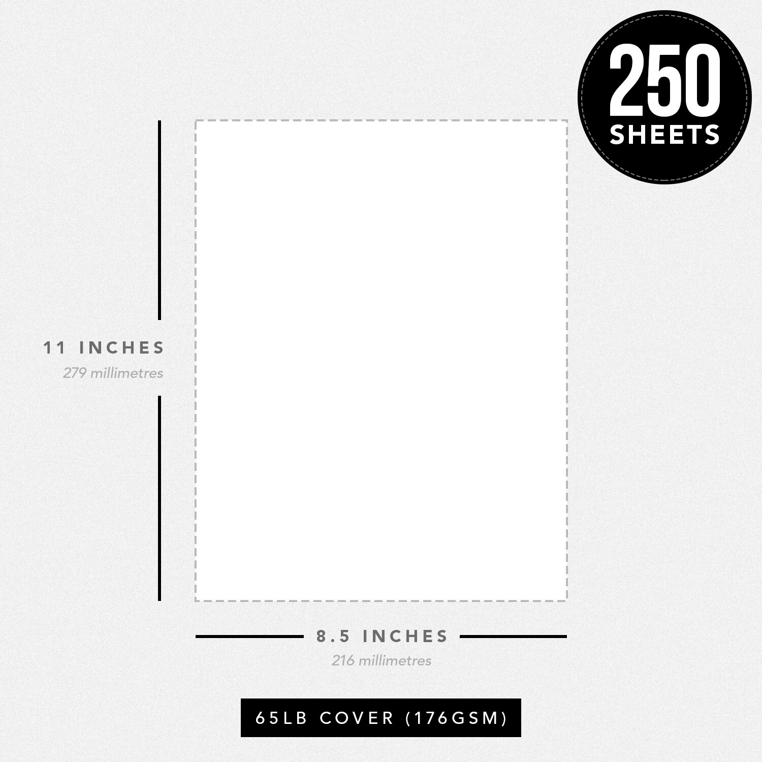Light Green Bright Color Cardstock, 65lb Cover (176GSM), 8.5 x 11, 250 Sheets