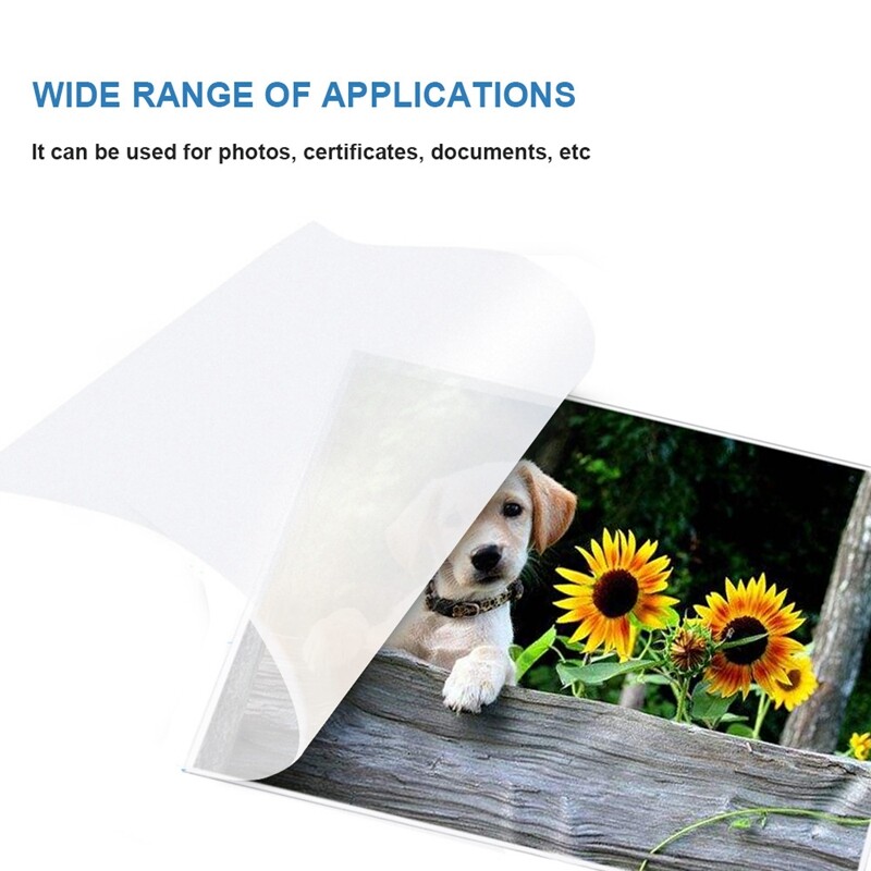 Clear Thermal Laminating Plastic Paper Laminator Sheets 9 x 11.5″ 100-Pack 3Mil