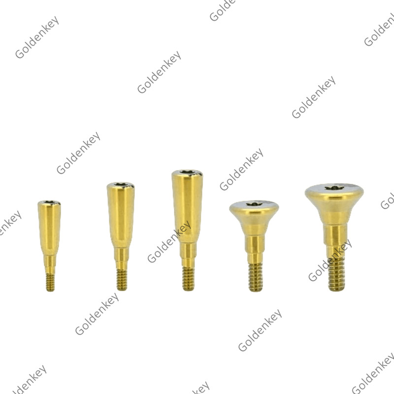 5Pcs Healing Abutment Cap RC NC Titanium Fit Straumann ITI Regular Narrow Cross