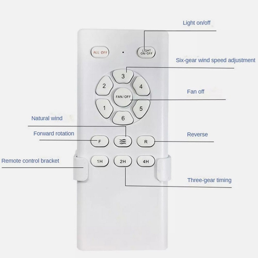 Black White Remote Control Ceiling Fan Kit 1 Set DC Output Ceiling Fan Receiver！