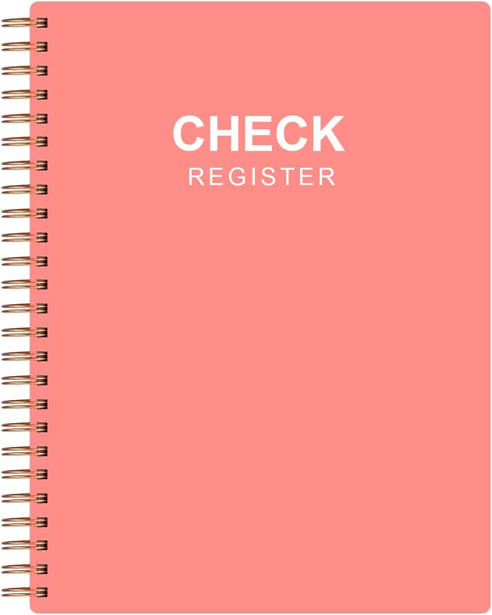 Check Register â€“ A5 Check Book Register Books with Check & Transaction Rose
