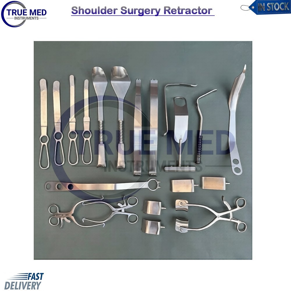 Shoulder Surgery Retractor System, German Steel Orthopedic instruments Set 22Pcs