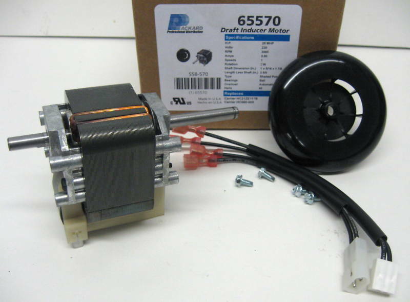 65570 Draft Inducer Furnace Blower Motor for Carrier HC24HE230 J238-15161