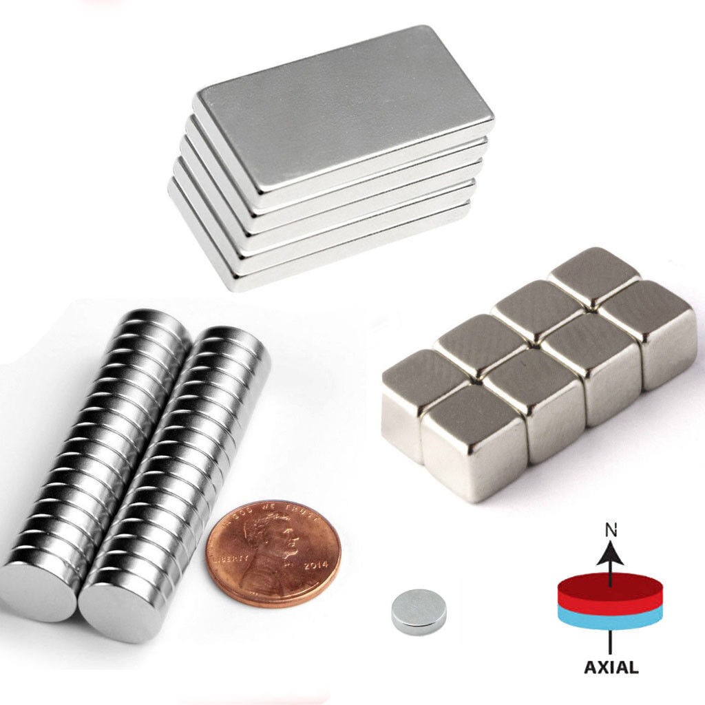 Super Strong N52 Rare Earth Round Neodymium Magnet Disc Thin Tiny Small Large US