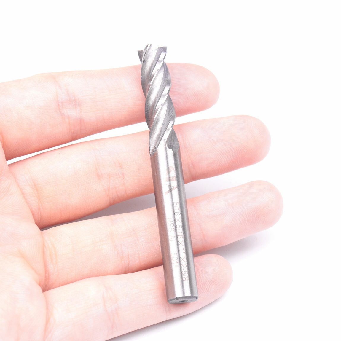 1/8″ x 1/4″ HSS End Mill Set 4pcs – 4 Flute Straight Shank Cutter for Metal &CNC