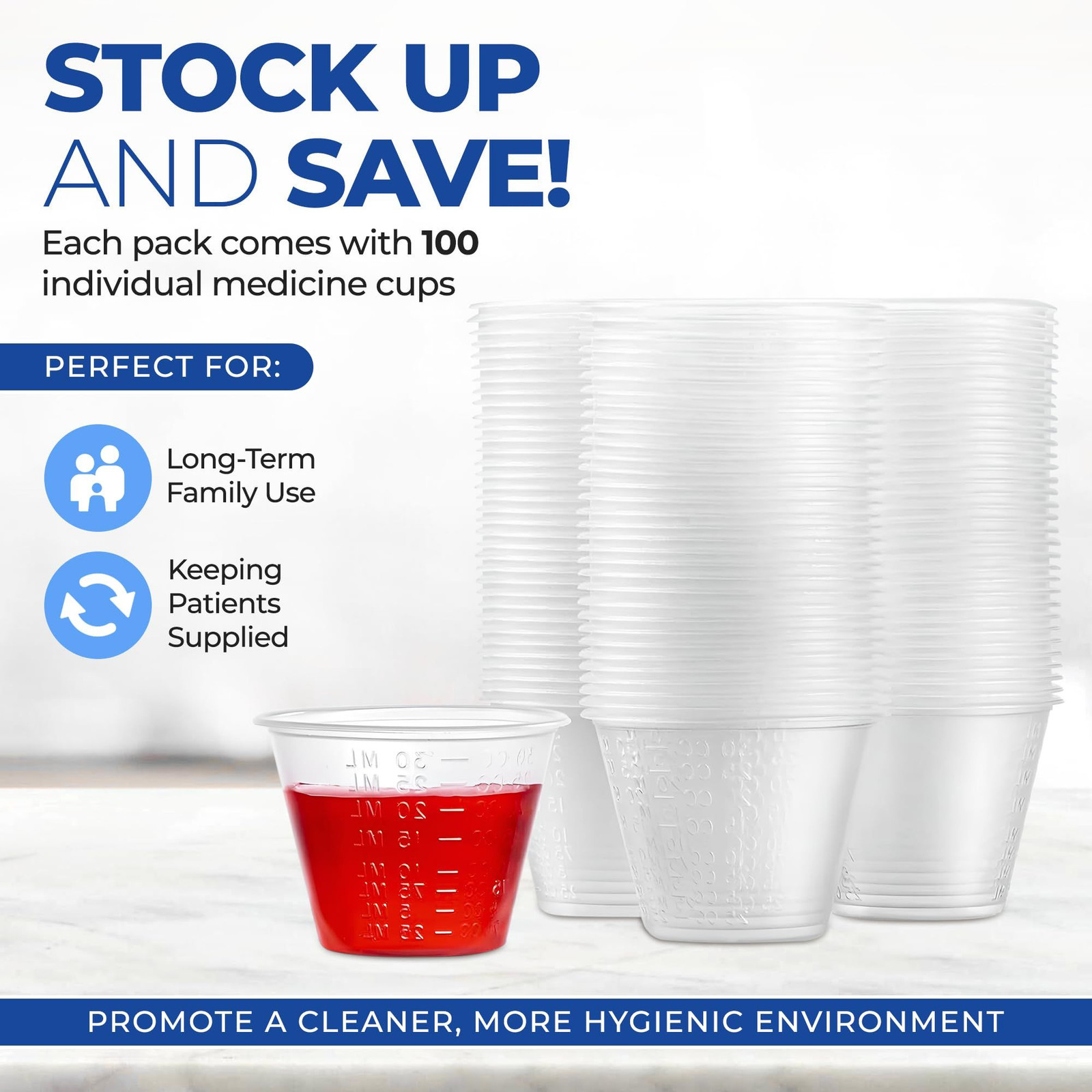Medicine Cups Disposable 1 Oz – 100 Sample | Mini Plastic Med…