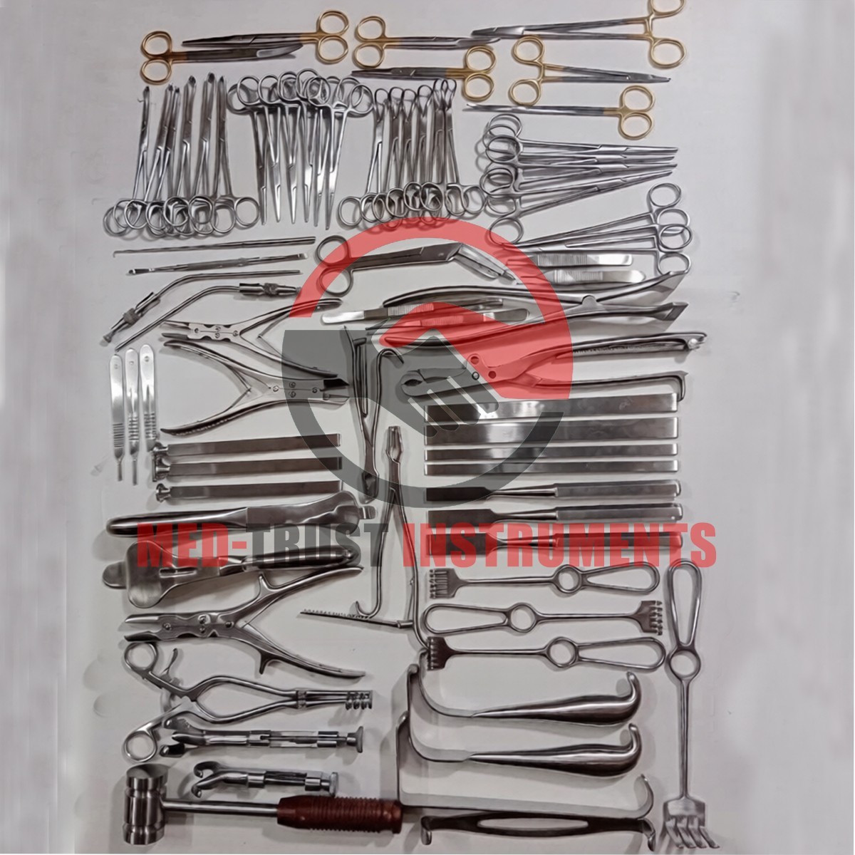 Orthopedic Basic Major Orthopedic Lot Of 74 Pcs Set Surgical Instruments