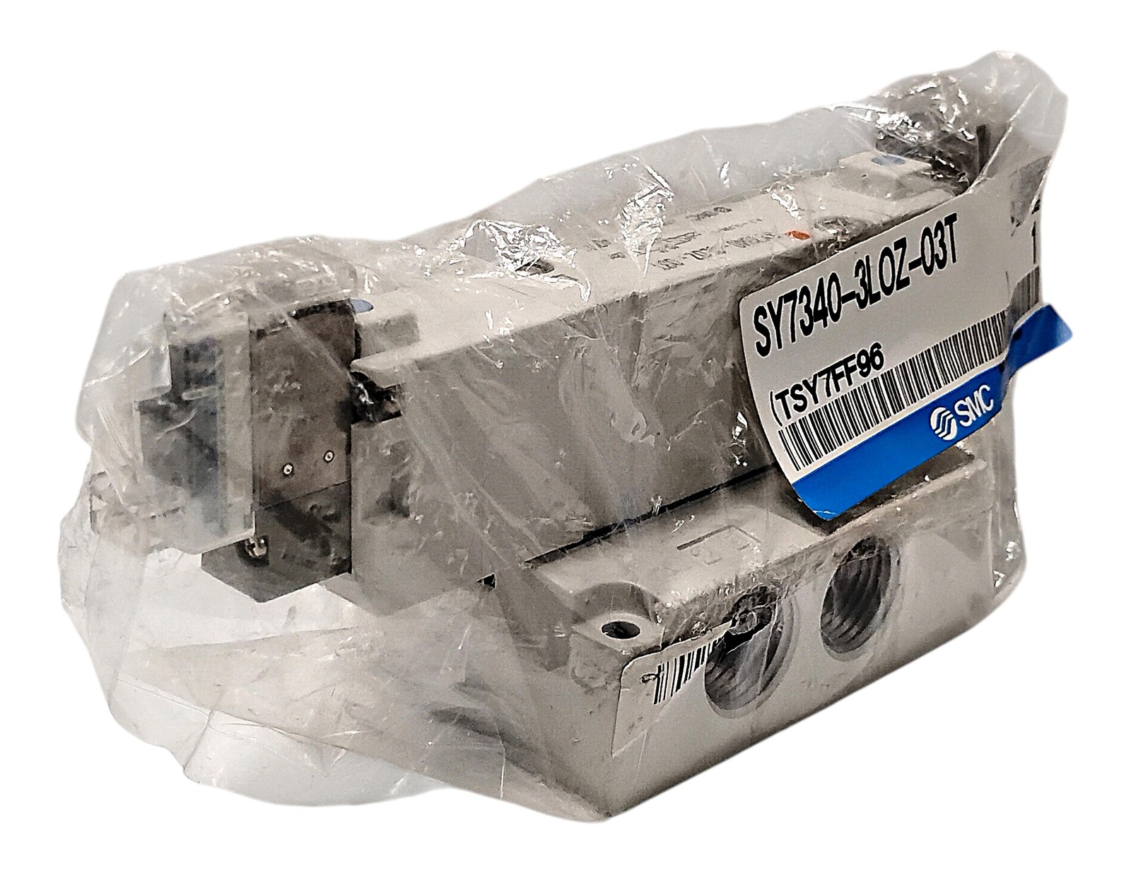 SMC SY7340-3LOZ-03T 0.1 – 0.7 MPa 3/8 NPTF Solenoid Valve w/ 110 VAC Coil