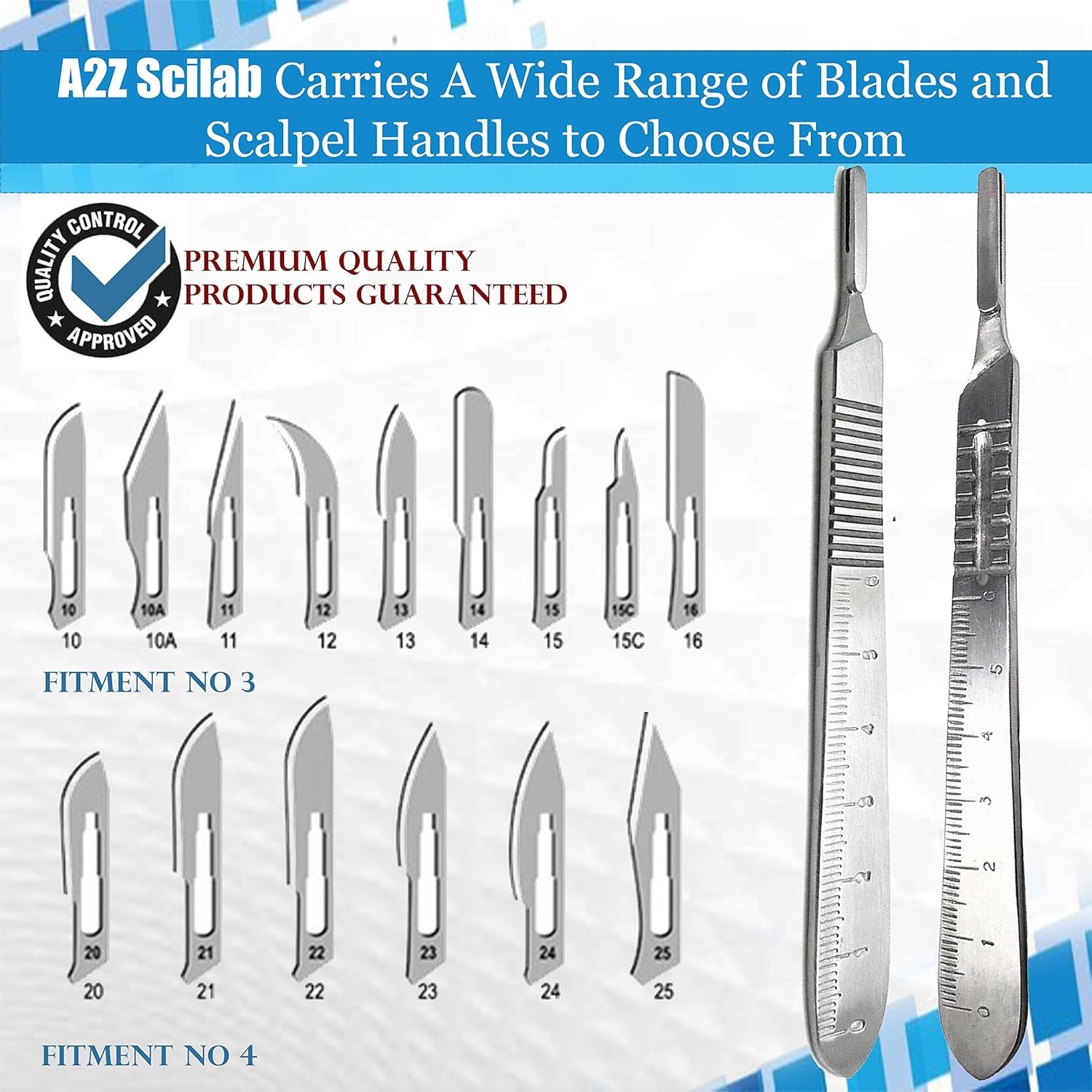 Box of 100 Sterile Surgical Blades #15 – Individually Foil Wrapped, Carbon Steel