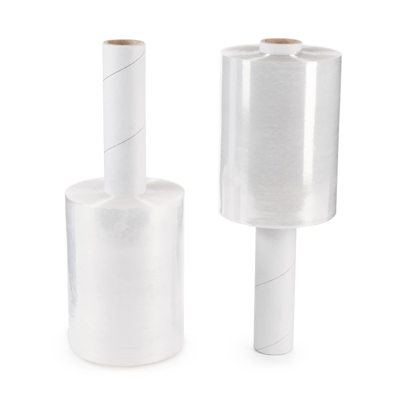 Idl Packaging 5 Stretch Wrap Mini Roll 700 Feet 120 Gauge Pack Of 2 An Extended