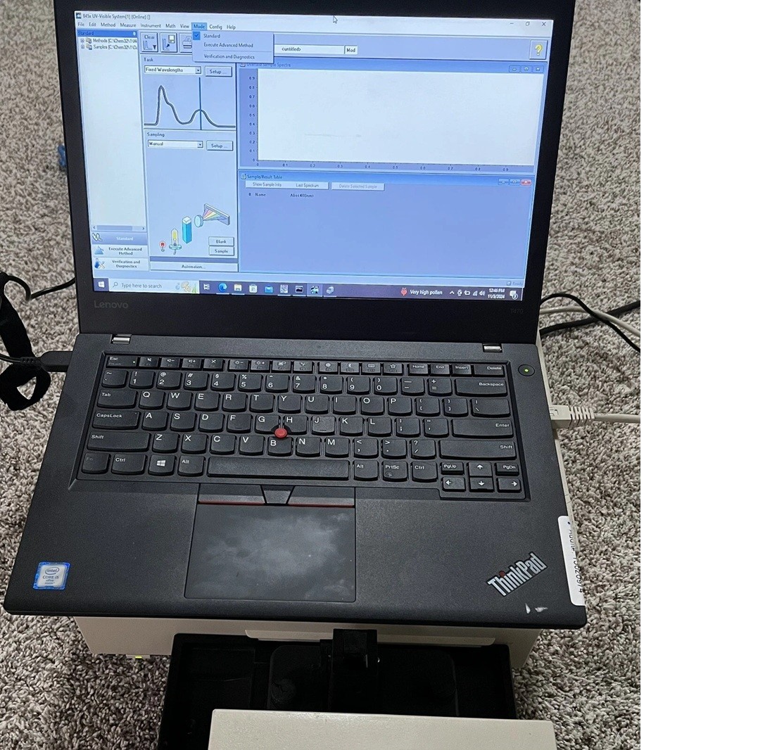 Agilent UV-Vis ChemStation, Win10 PC, SSD, TESTED on 8453, 6-month Warranty
