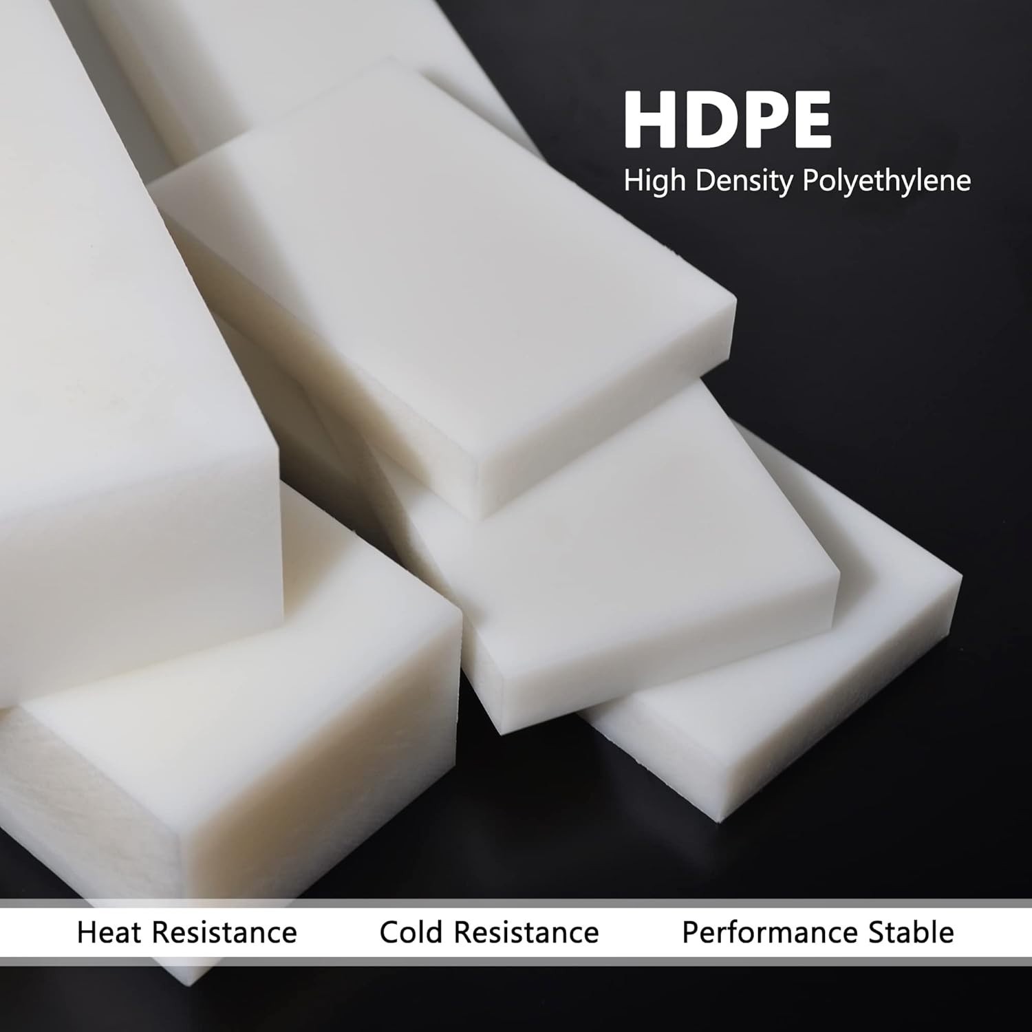 HDPE Block White PE Polyethylene Rectangular Solid Plastic Tapping Block High…