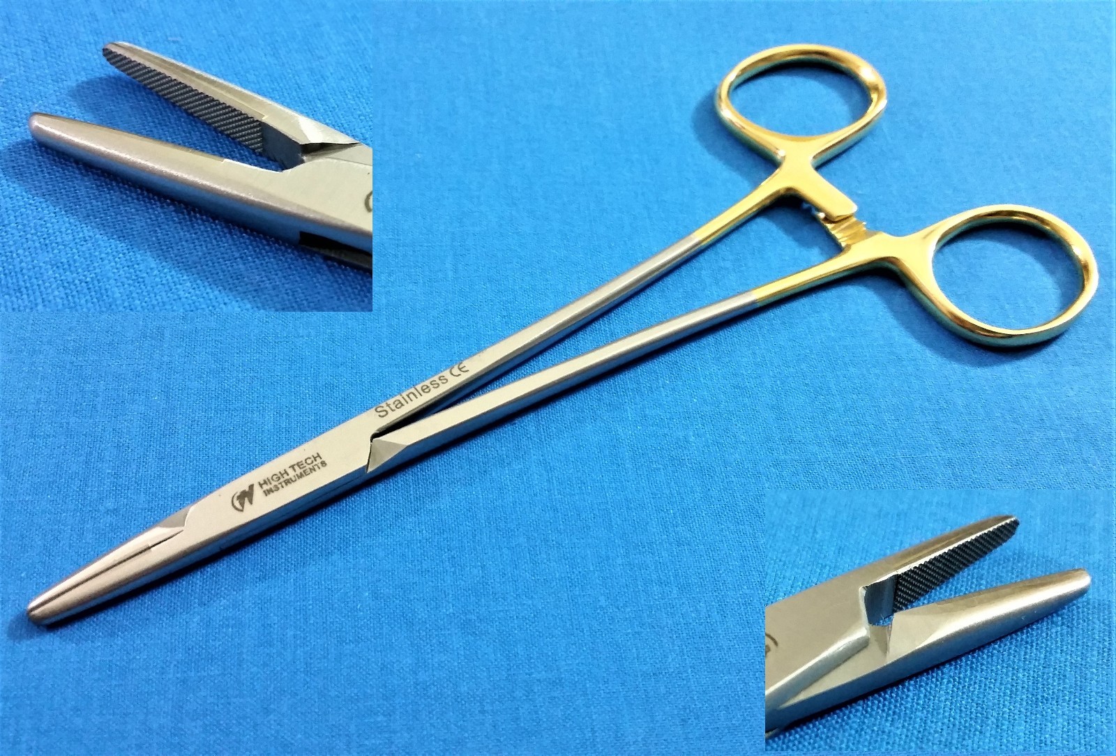 T/C O.R GRADE MAYO HEGAR NEEDLE HOLDER 6″ SERRATED WITH TUNGSTEN CARBIDE INSERTS