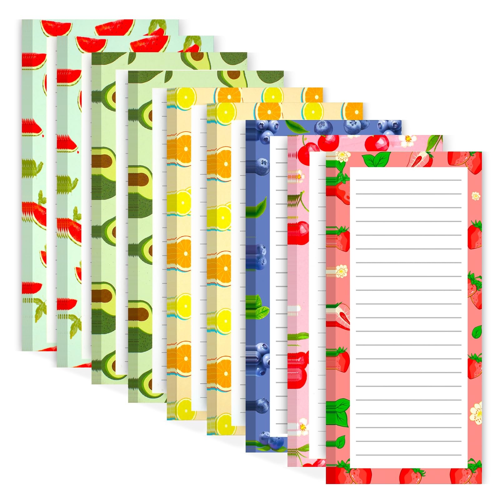 8+1 Pack Magnetic Grocery List Notepads Shopping Lists Pads for Refrigerator Fri