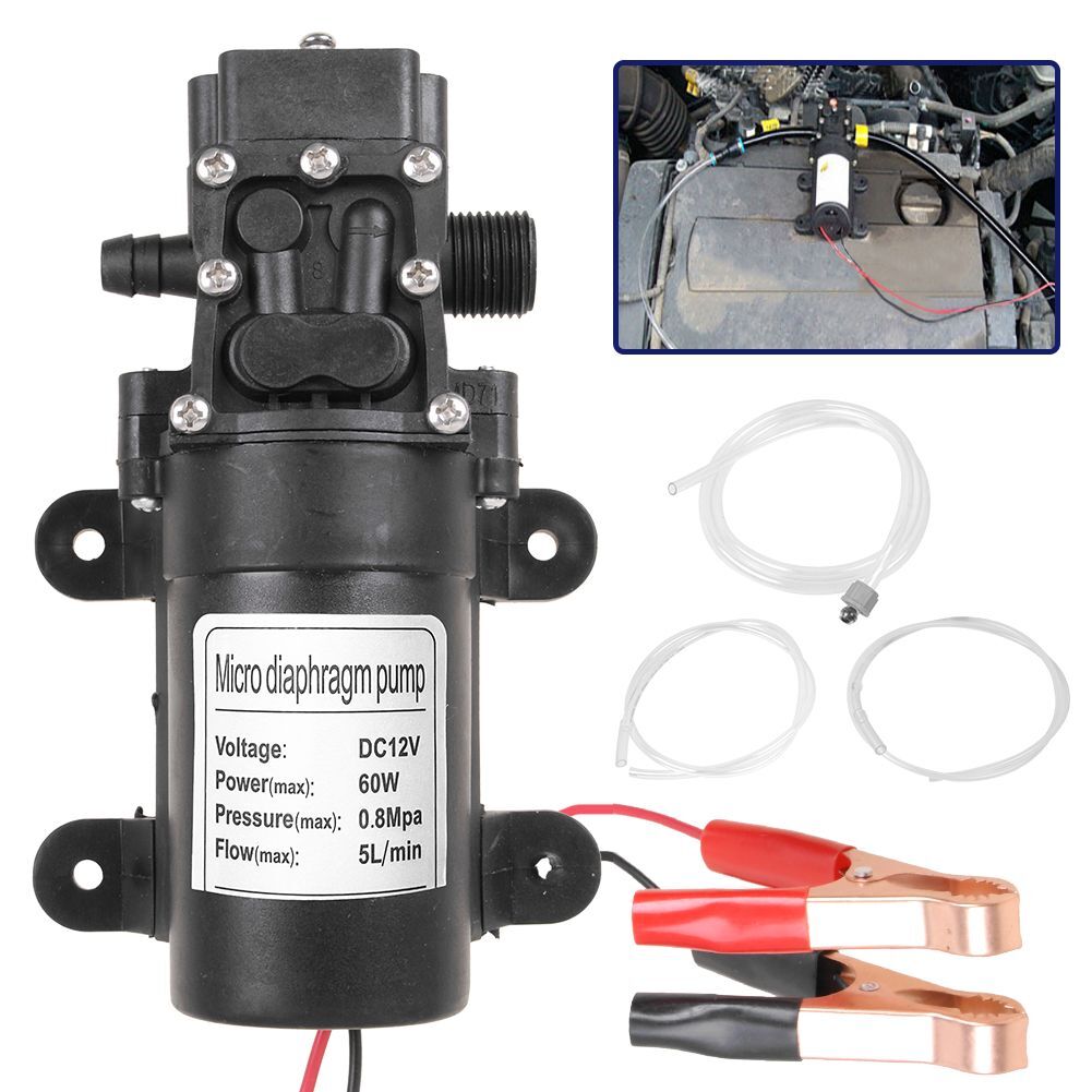 12V 60W 5L/min Fuel Transfer Pump Oil Diesel Gasoline Kerosene Car Tractor Truck