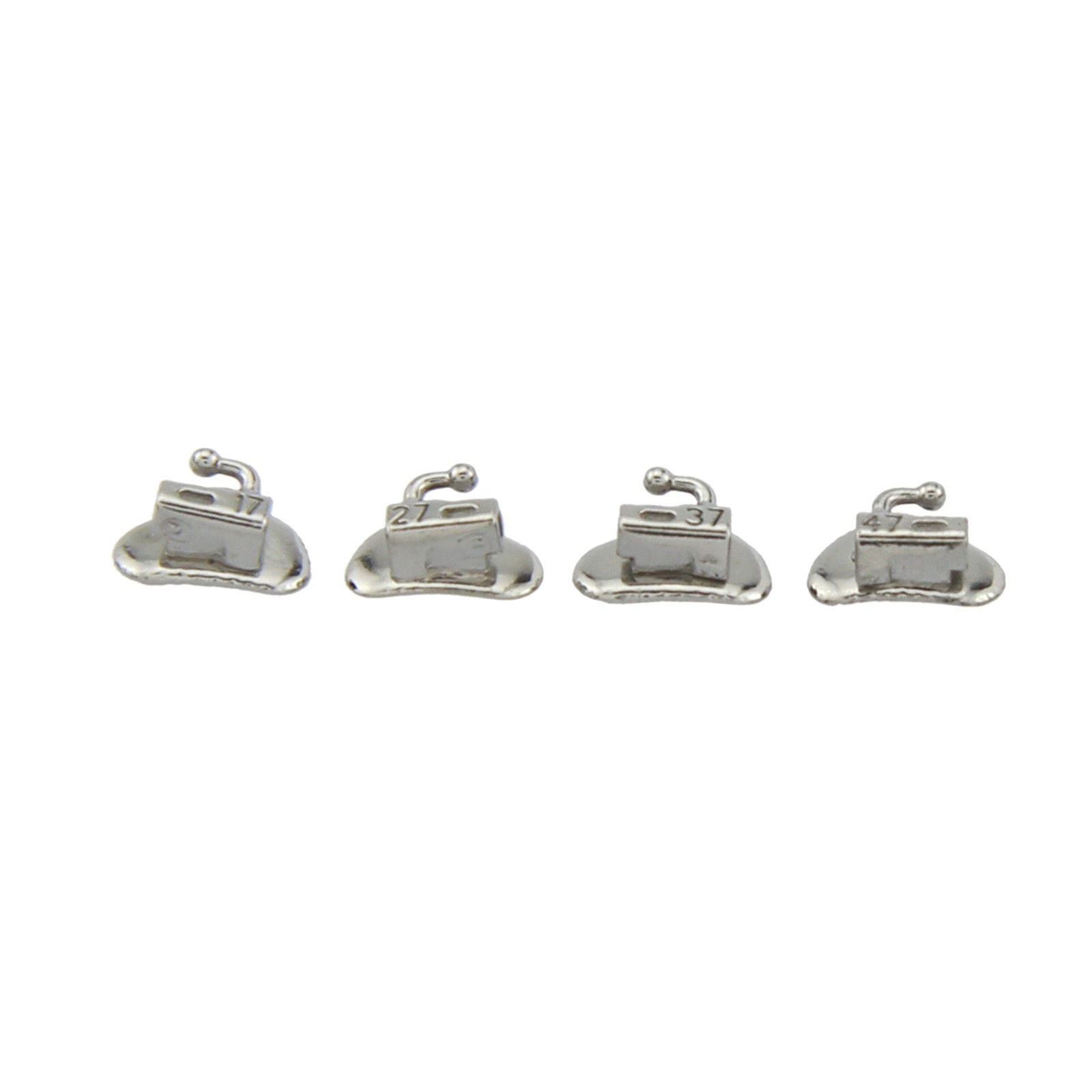 Dental Orthodontic Buccal Tubes 1st 2nd Molar Bondable Tube Roth MBT 022 Single