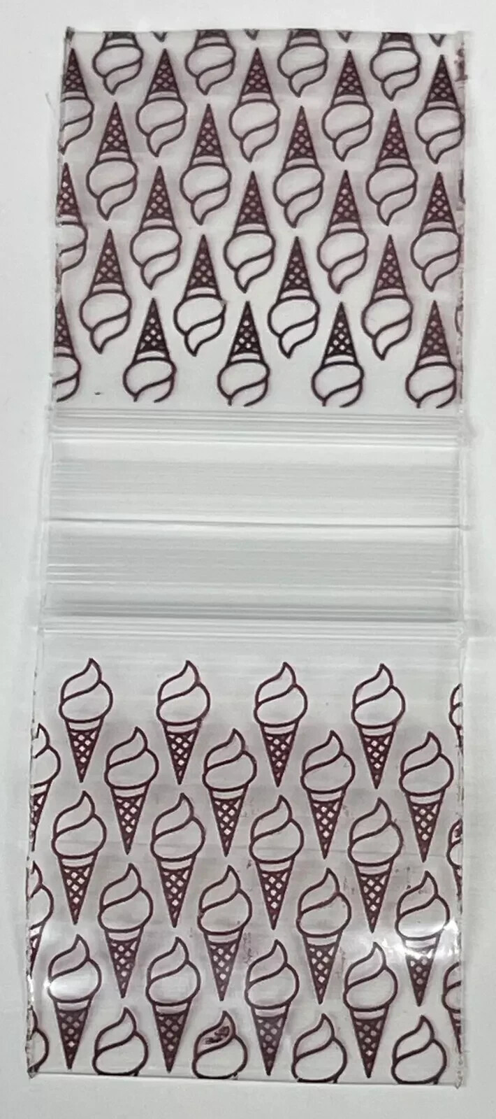 1000 SMALL 1515 1.5″ X 1.5″ MINI Resealable ICE CREAM CONE (10 packs x 100)