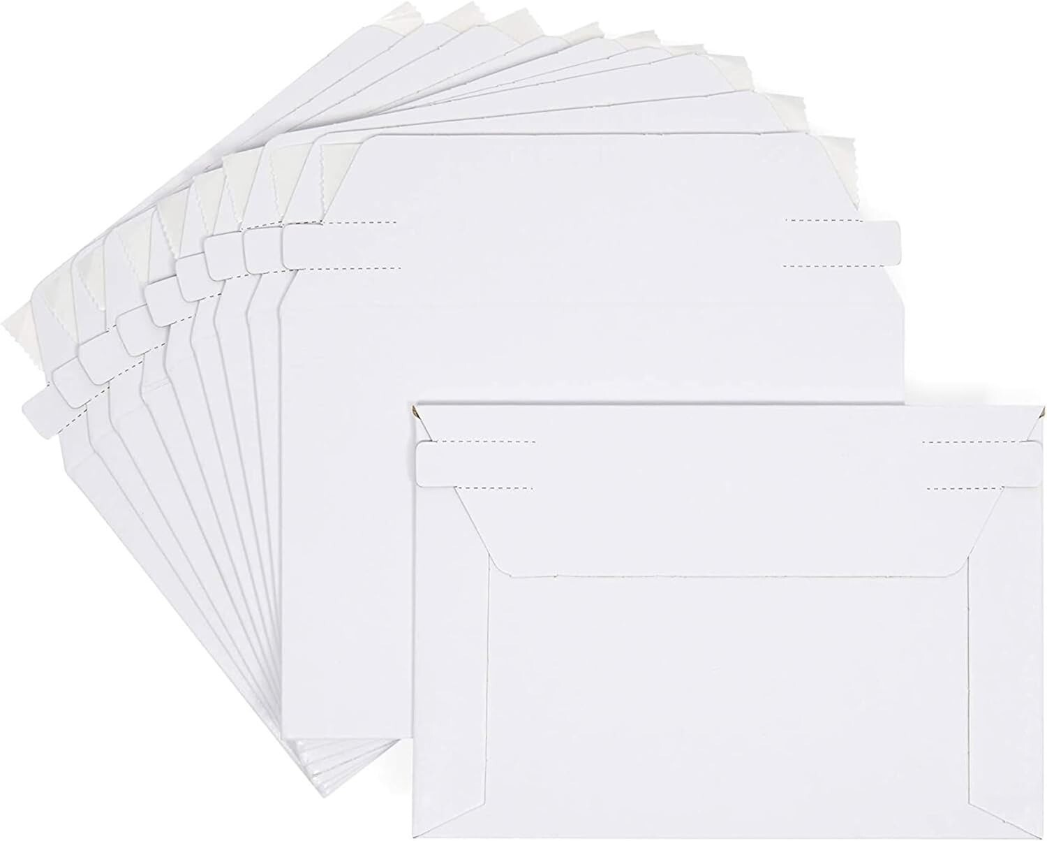 100- 6.5 x 4.5 PROLINE RIGID PHOTO SHIPPING FLATS CARDBOARD ENVELOPE MAILERS