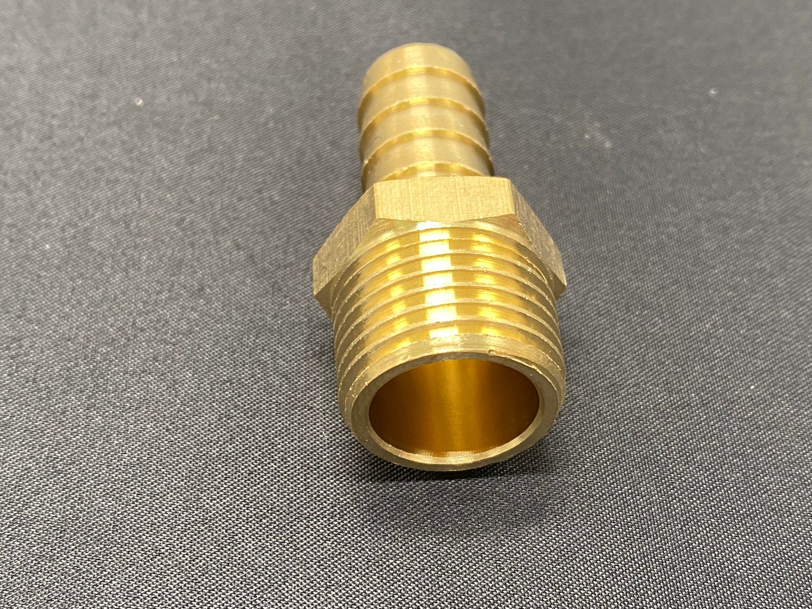 4 Pack Hex Adapter 1/2″ Male NPT to 3/8″ Hose Barb