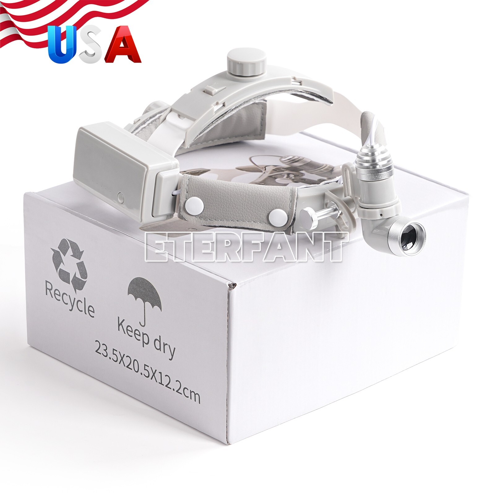 Surgical Headlight for Medical Ent and Dental with 10 Watt Wireless Led Lamp New