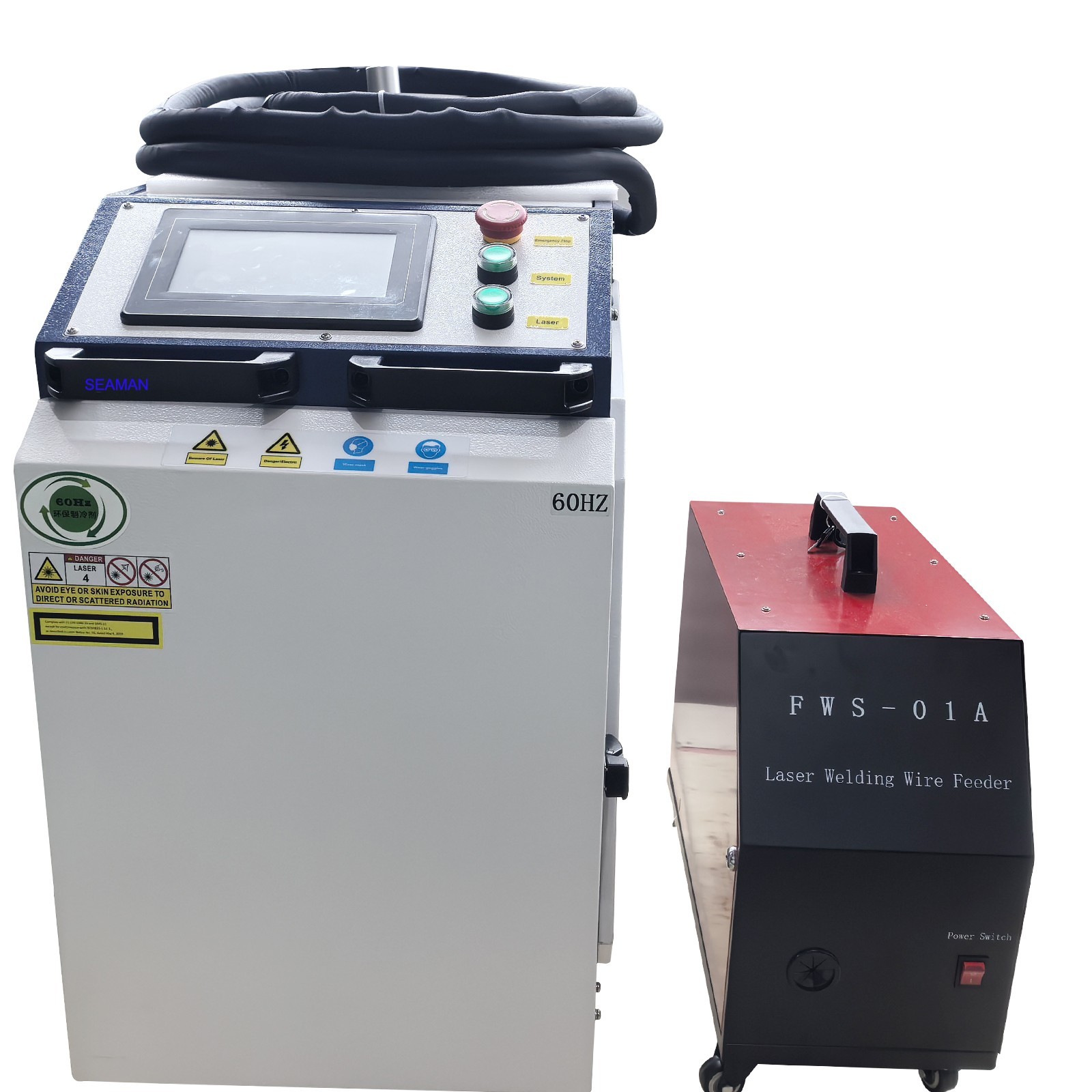 🔥Raycus 3000W Handheld Fiber Laser Welder Cutting Cleaning Machine 4 IN1 Double