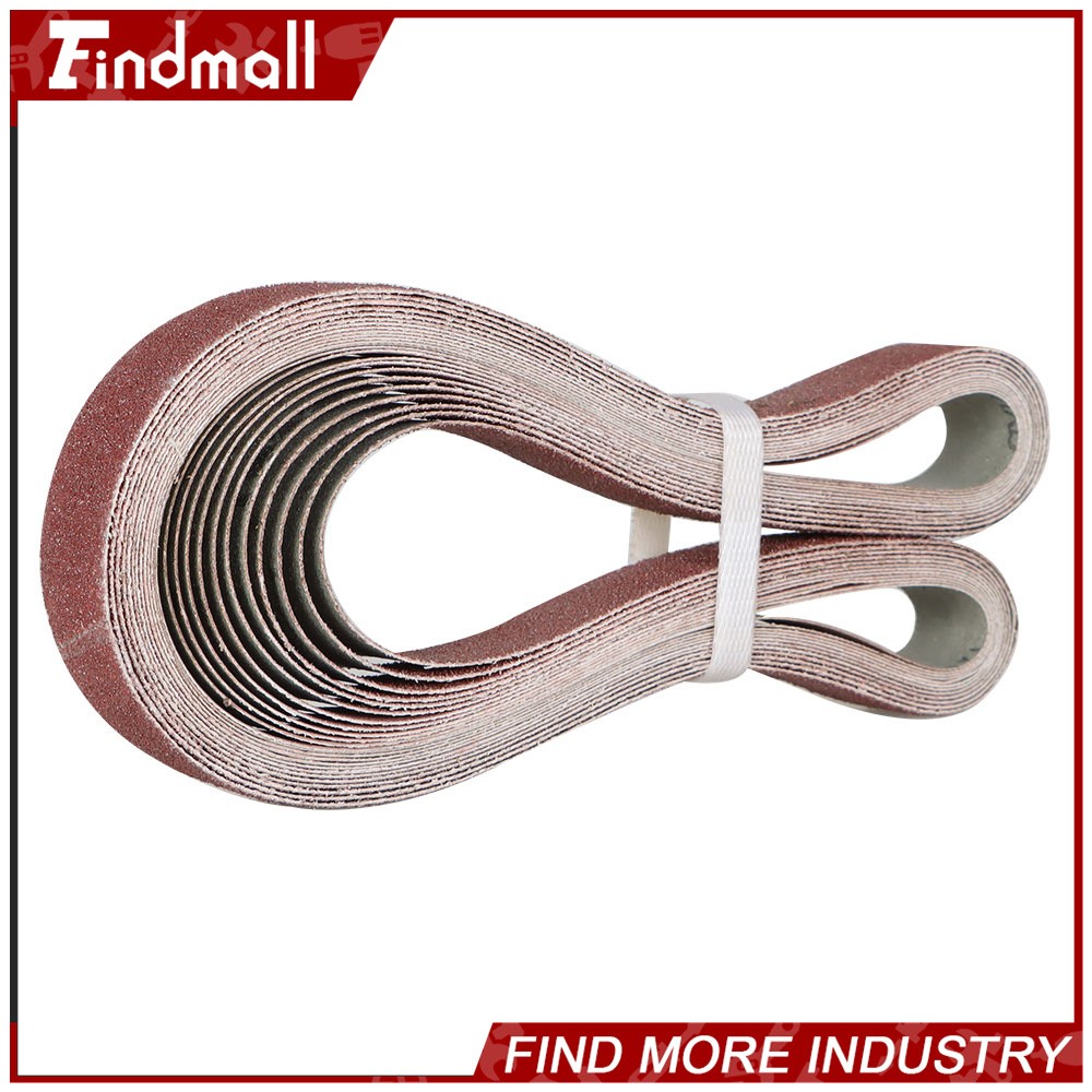 Findmall 12 Pack 1″ x 42″ Sanding Belts 60 80 120 150 240 400 Grits Belt Sander