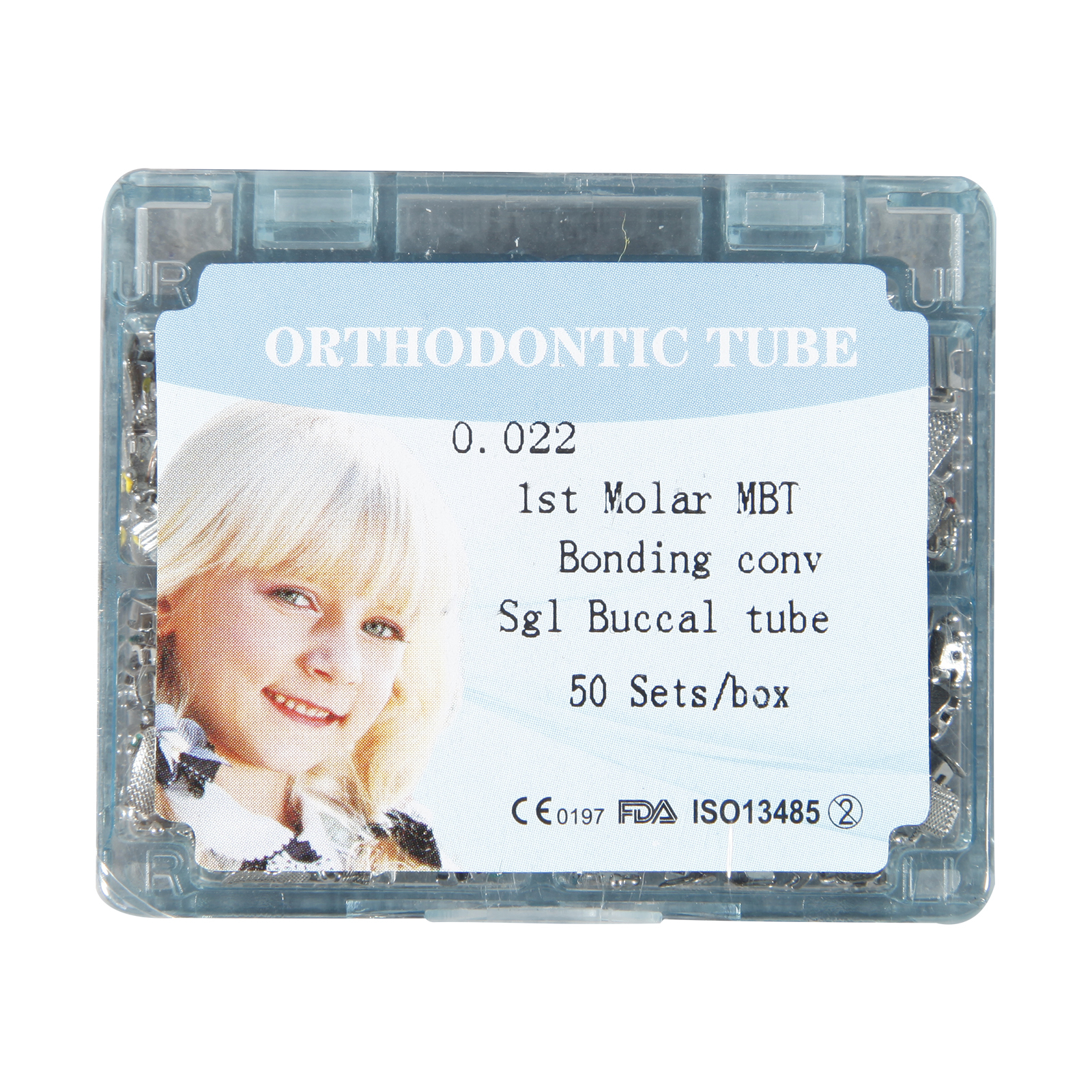 50 set/Box Dental Buccal Tube 1st Molar Bonding Convertible MBT 022 Orthodontic