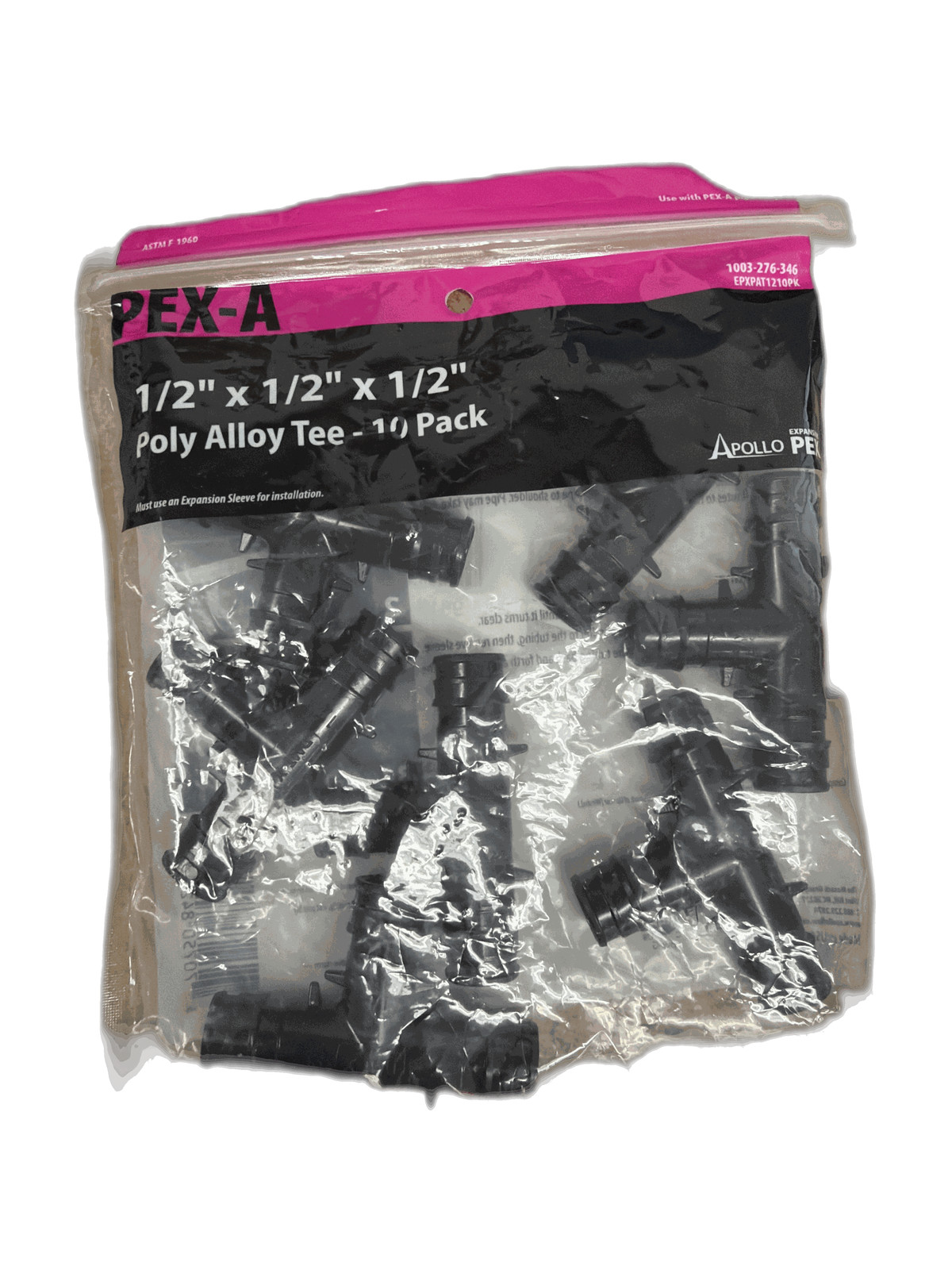 Apollo 1/2 in. Poly-Alloy PEX-A Expansion Barb Tee (7-Pack)