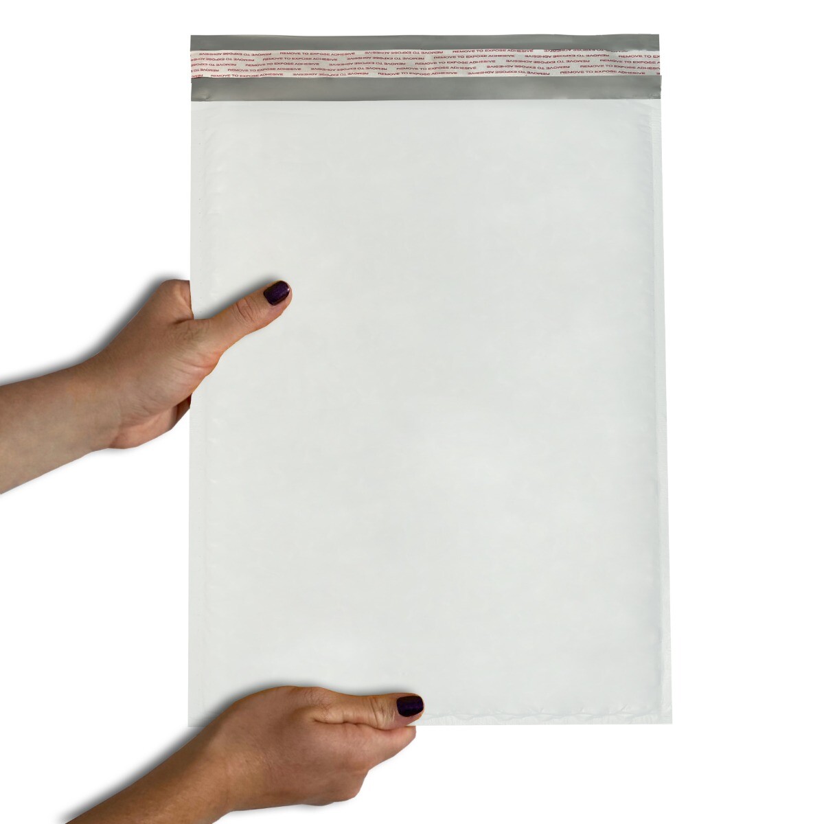 UOFFICE 200 Poly Bubble Mailer Bags 8.5×14.5″ #3 Pouches Envelopes White Self-Se