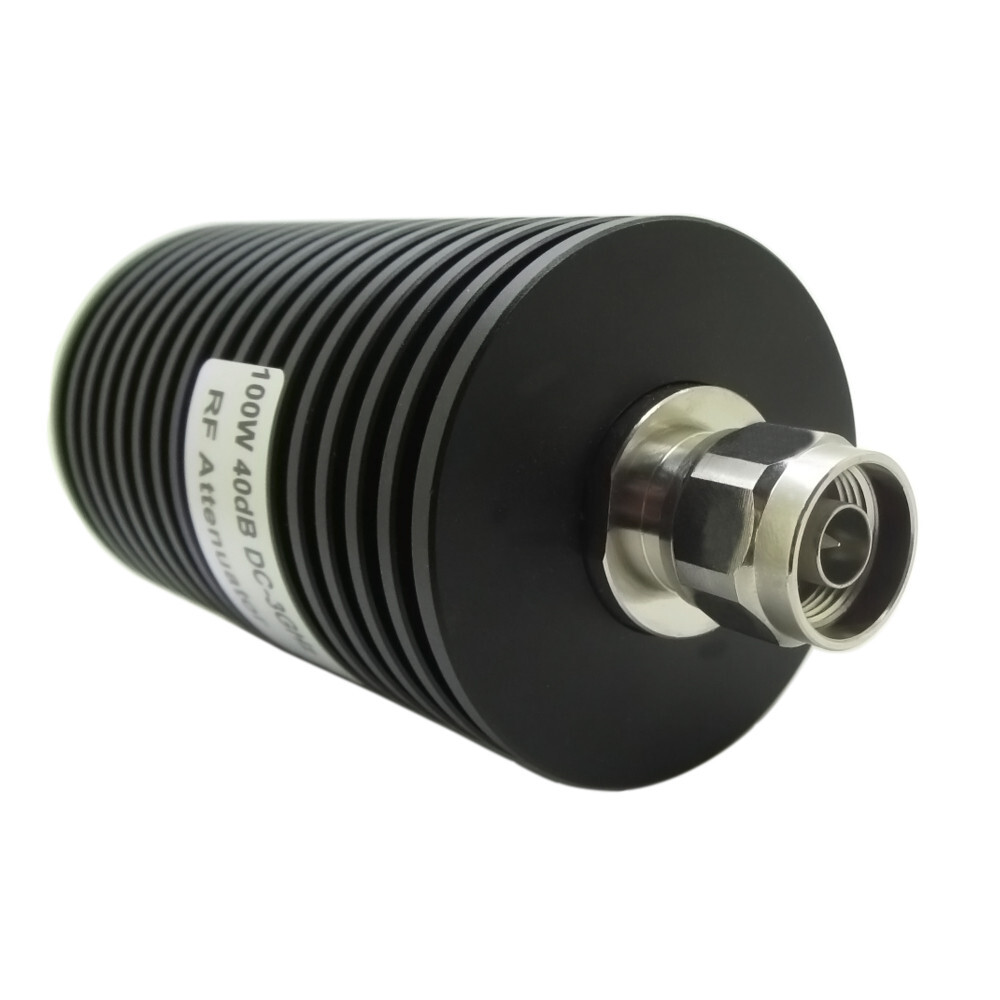 Round RF Coaxial Attenuator 100W 1dB-60dB N Type Male to Female DC-3.0GHz 50 Ohm