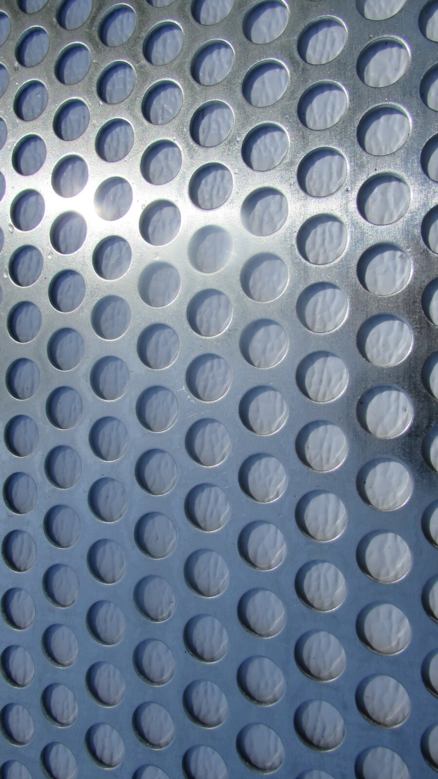 1/2″ HOLE ALUMINUM PERFORATED METAL–12″ X 12″