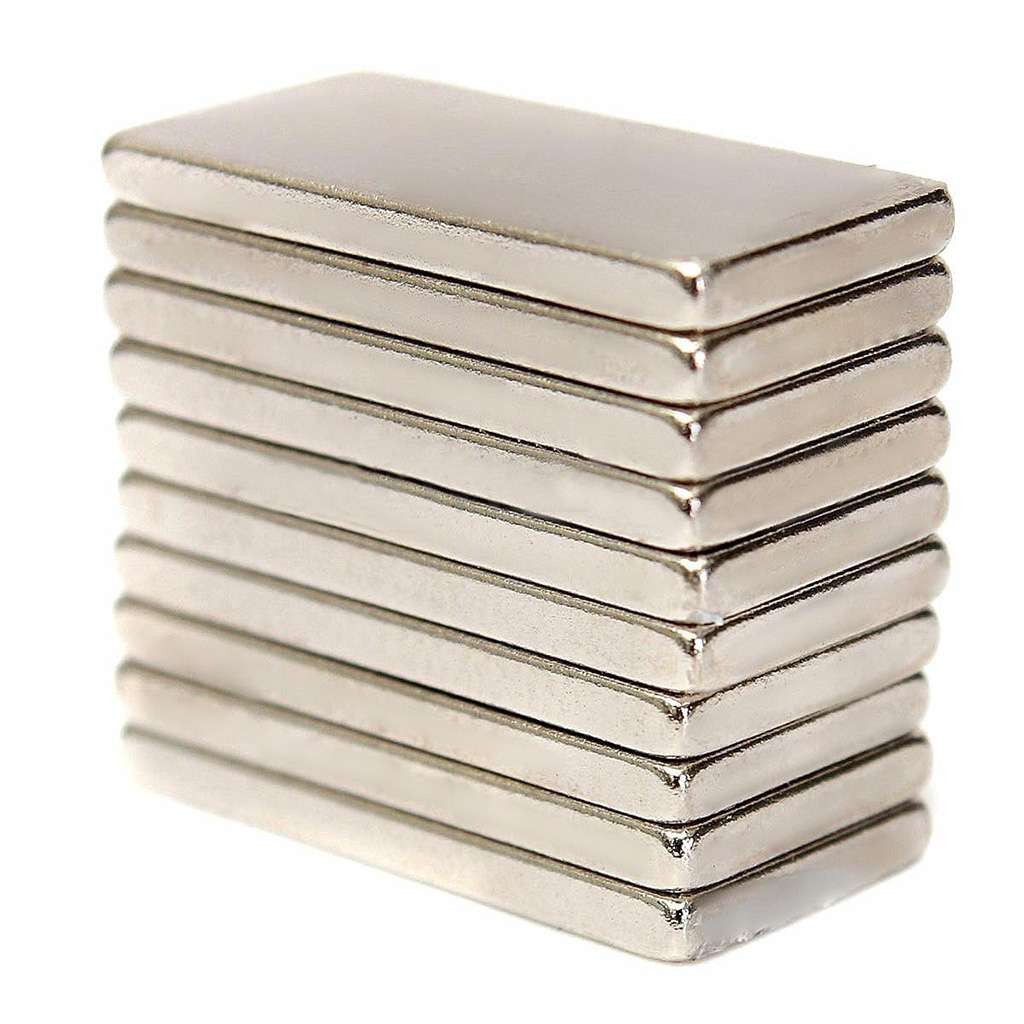30-200Pcs Strong Block Fridge Magnet Square Rare Earth Neodymium 20x10x2mm N52