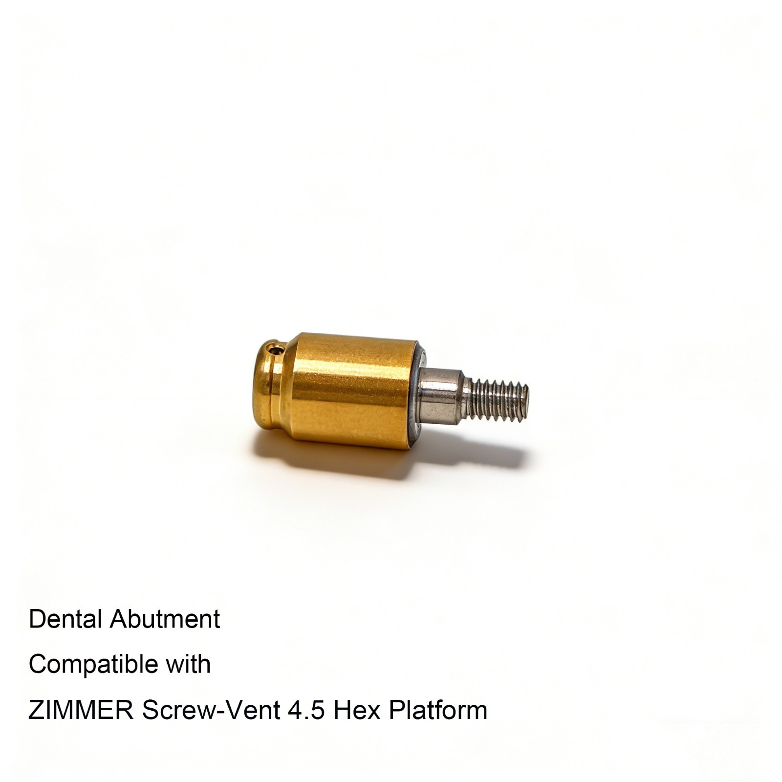 Zest Locator attachment system Zimmer TSV 4.5mm platform Internal hex connection