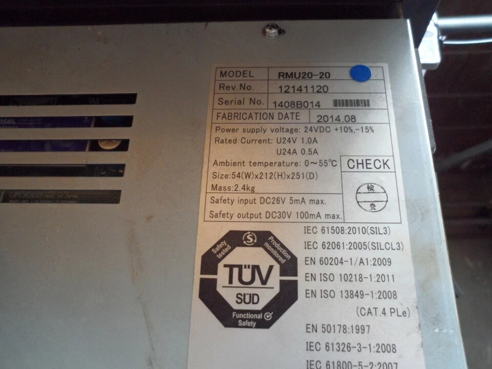 Nachi RMU20-20 Robot Monitoring Unit with 30 Days Warranty