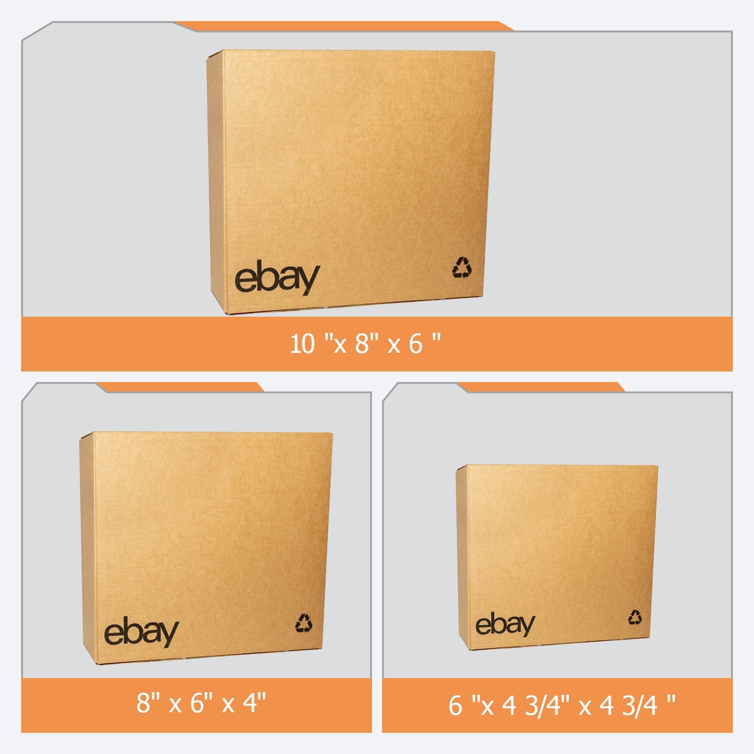 25pcs pack 16″ x 12″ x 8″Shipping Packing corrugated cardboard boxes color logo