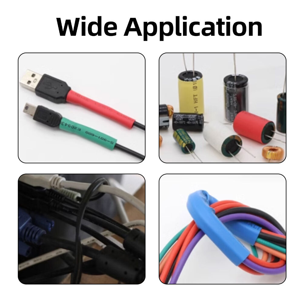560Pcs HEAT SHRINK TUBING Insulation Shrinkable Tube 2:1 Wire Cable Sleeve W BOX