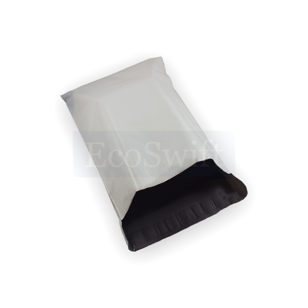 50 7.5 x 10.5 EcoSwift White Poly Mailer Shipping Envelope Self Seal Bags 1.7MIL