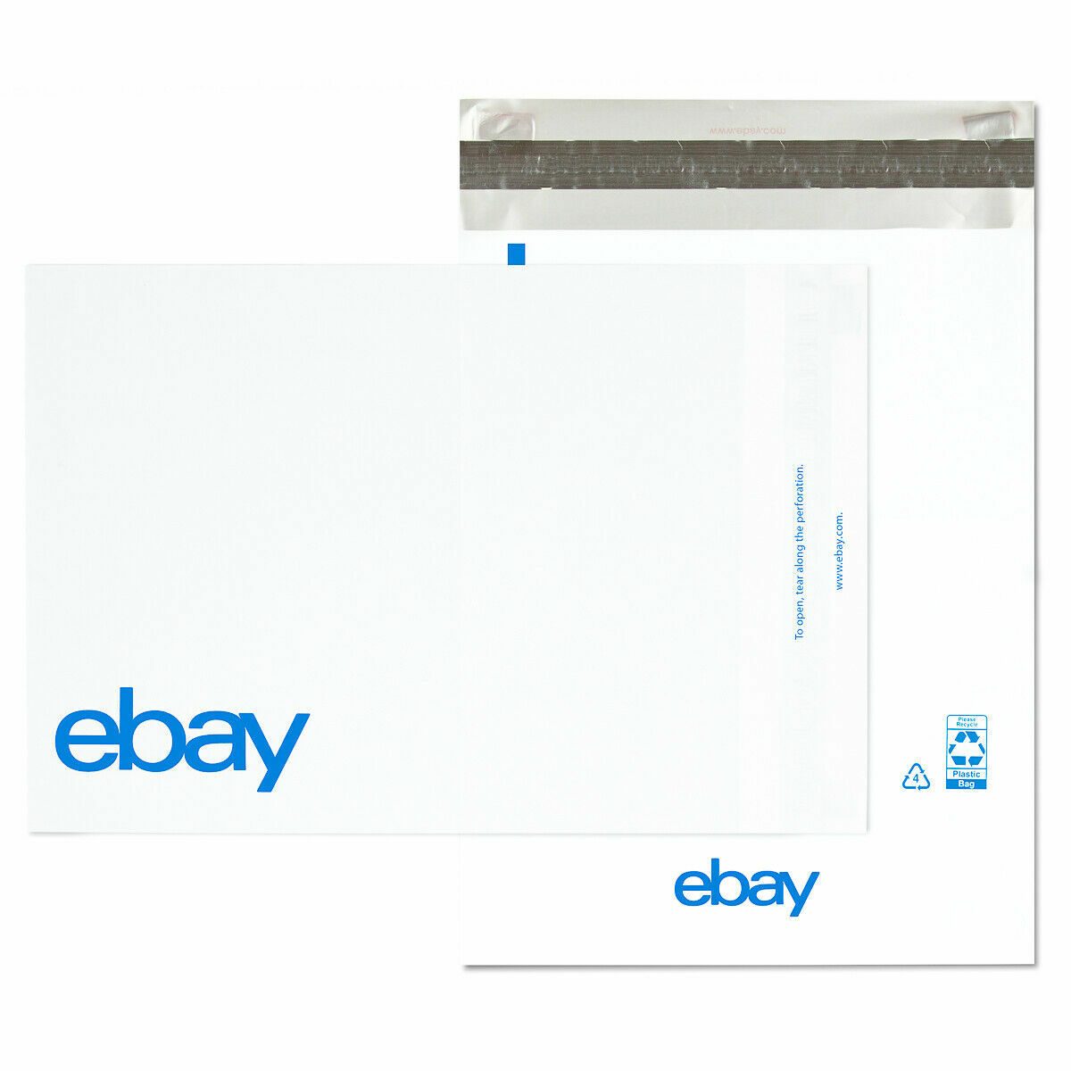 26 eBay-Branded Polymailer Red Green & Blue 10″ x 12.5″ (No Padding)