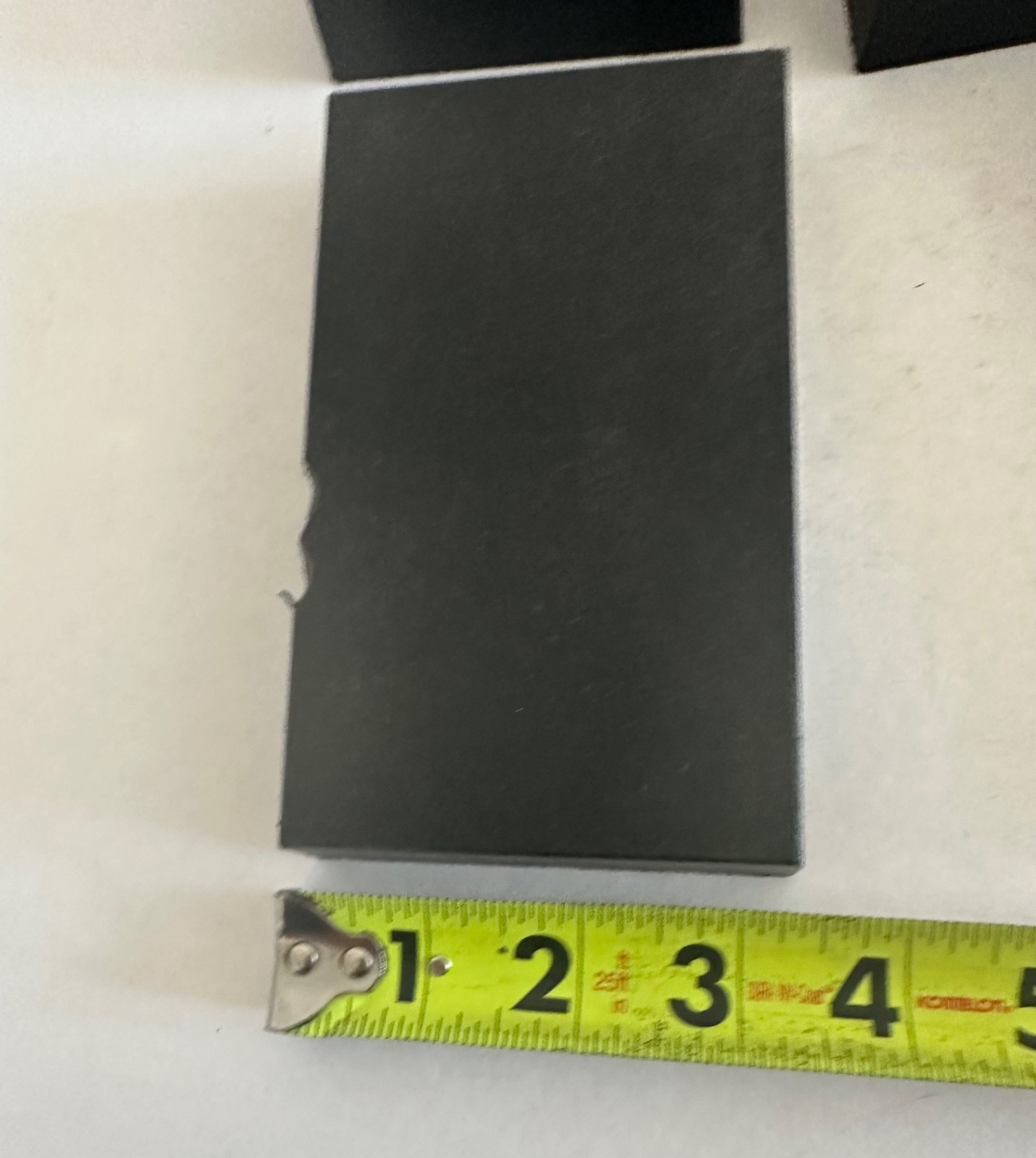 4 pcs King Starboard 1 inch thick Black 3” x 5”