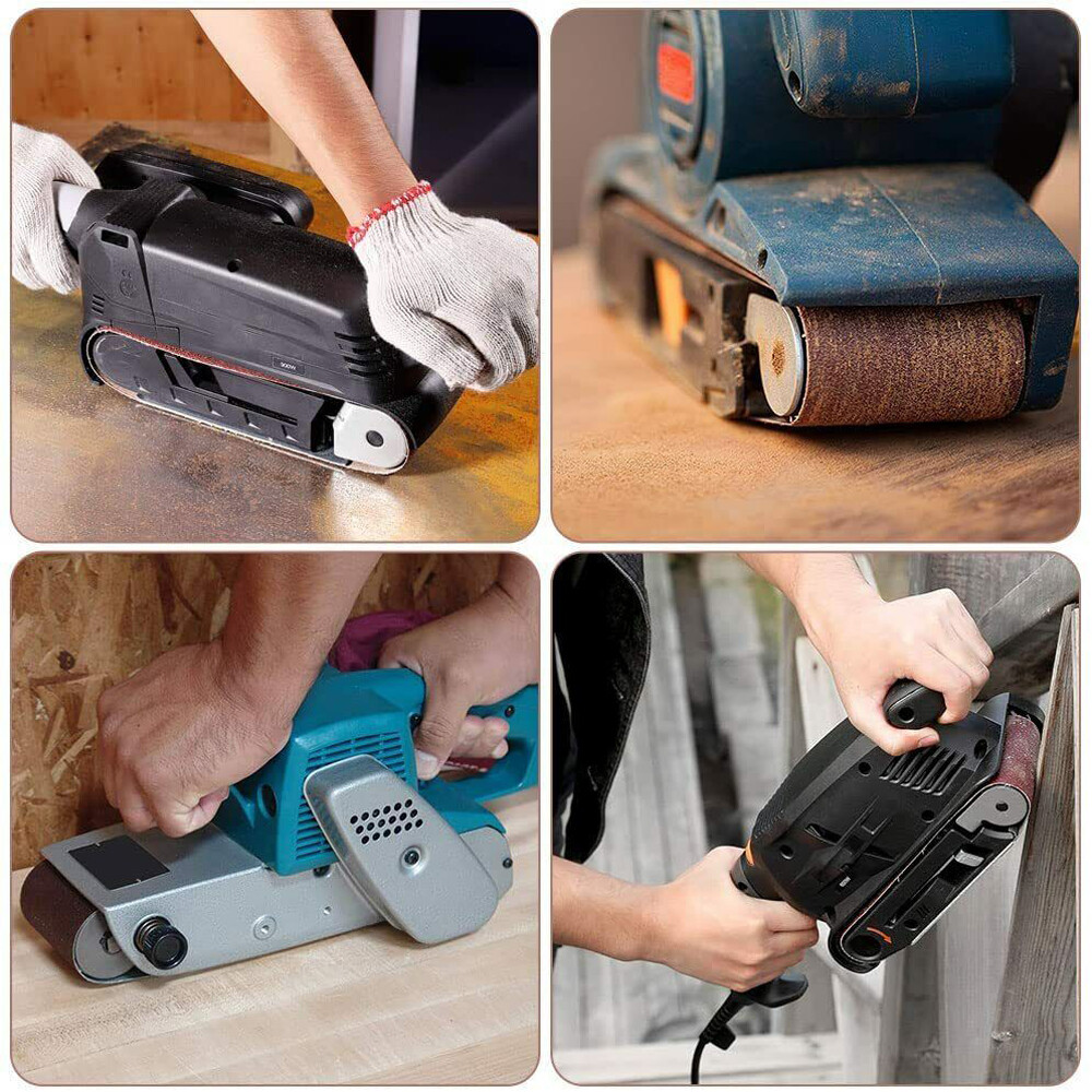 20PCS Belt Sander Sandpaper 3×21 Sanding Belts 40 60 80 120 150 240 400 Grit US