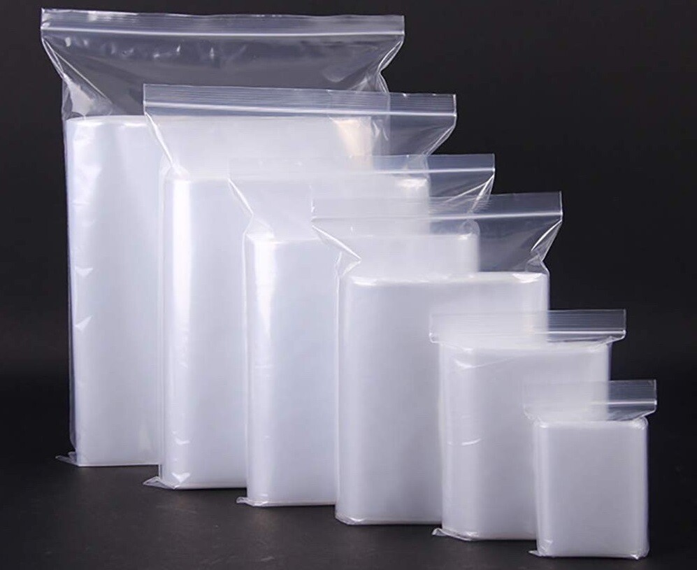 Clear Reclosable Zip Seal Bag Plastic 2 Mil Lock Bags Jewelry Zipper Baggie 2Mil
