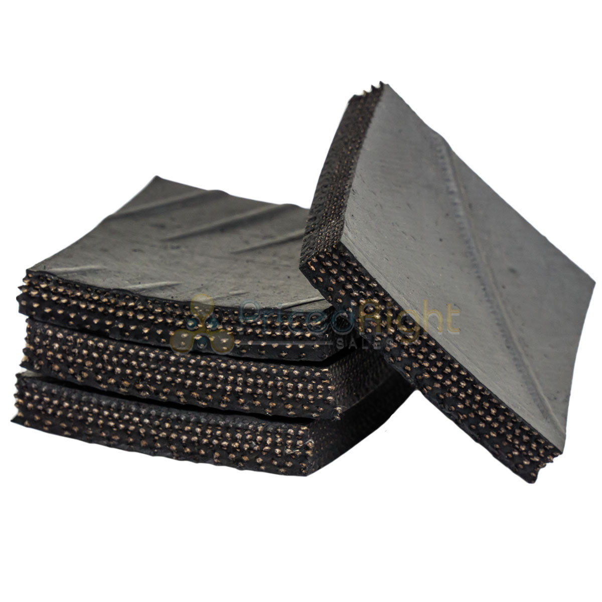 ﻿4 2×2 Anti Vibration Noise Reducing Pad Heavy Duty Rubber Washing Machine Gyms