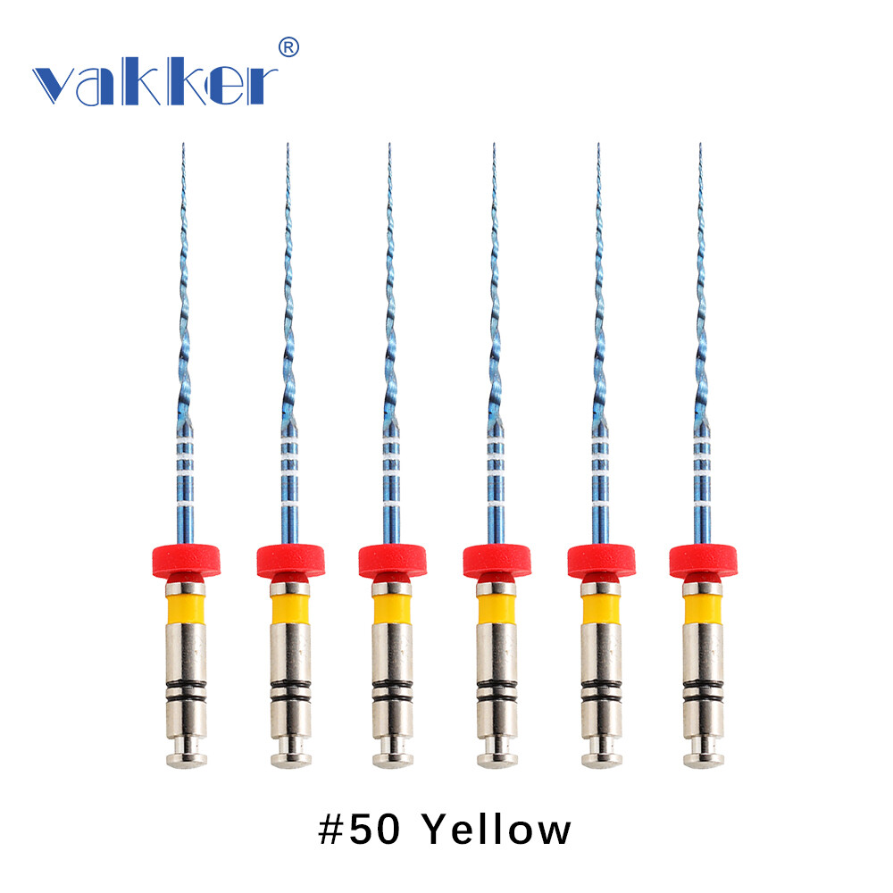 V Blue Dental NiTi Rotary Endo Files Heat Activated Endodontic Files #15-#60