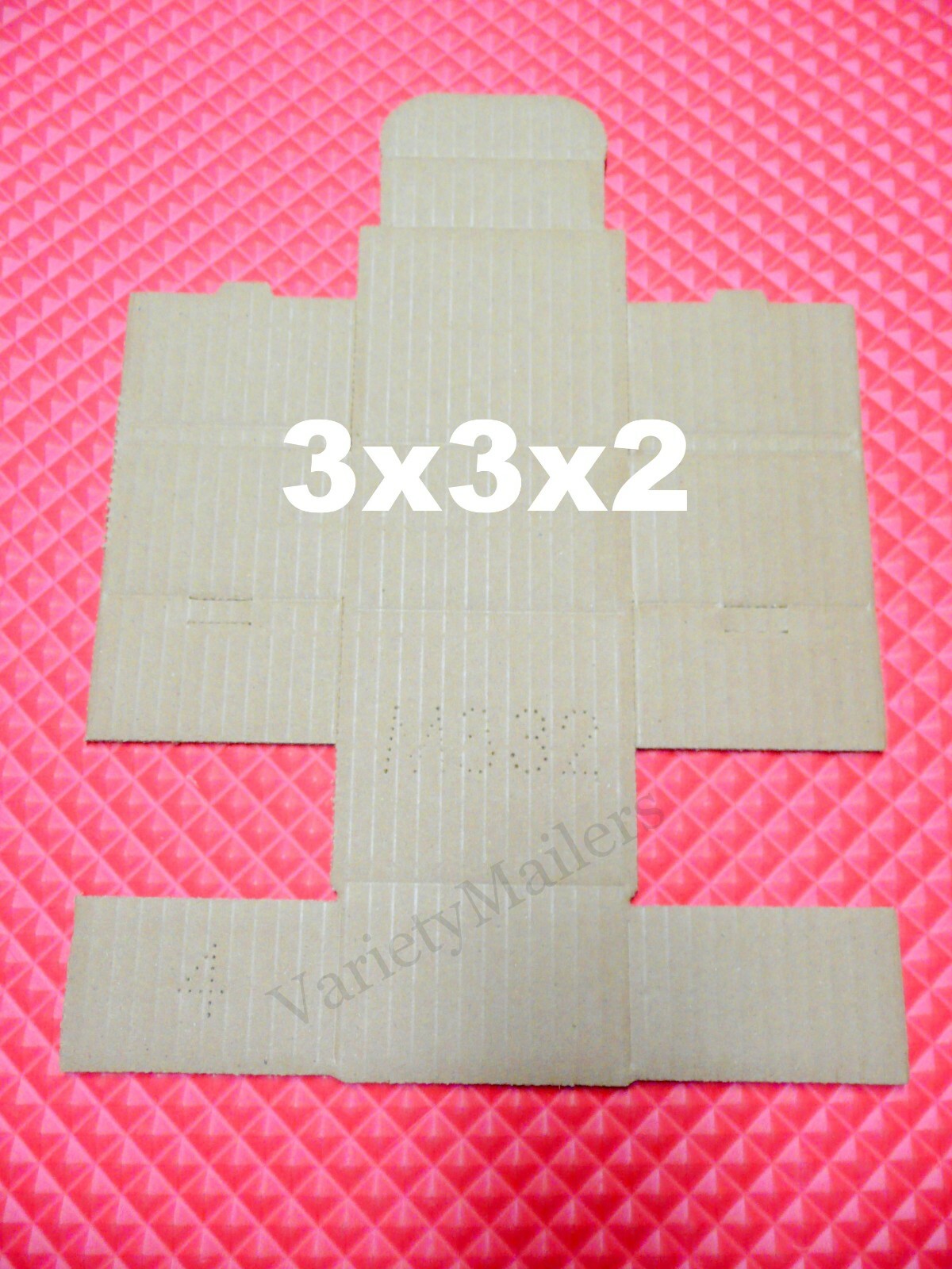 5 White Corrugated Boxes 3”x 3”x 2” Small Gift /Shipping /Storage Boxes 3x3x2
