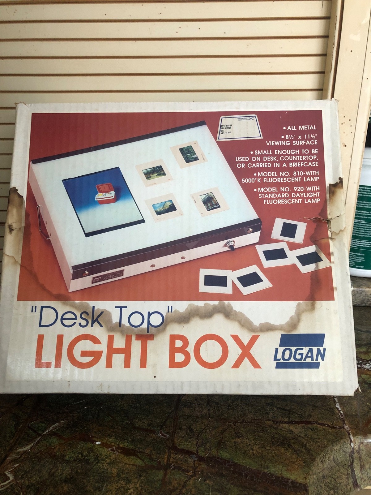 Logan Desk Top Lightbox. 8 1/2 x 11 1/2. New in box