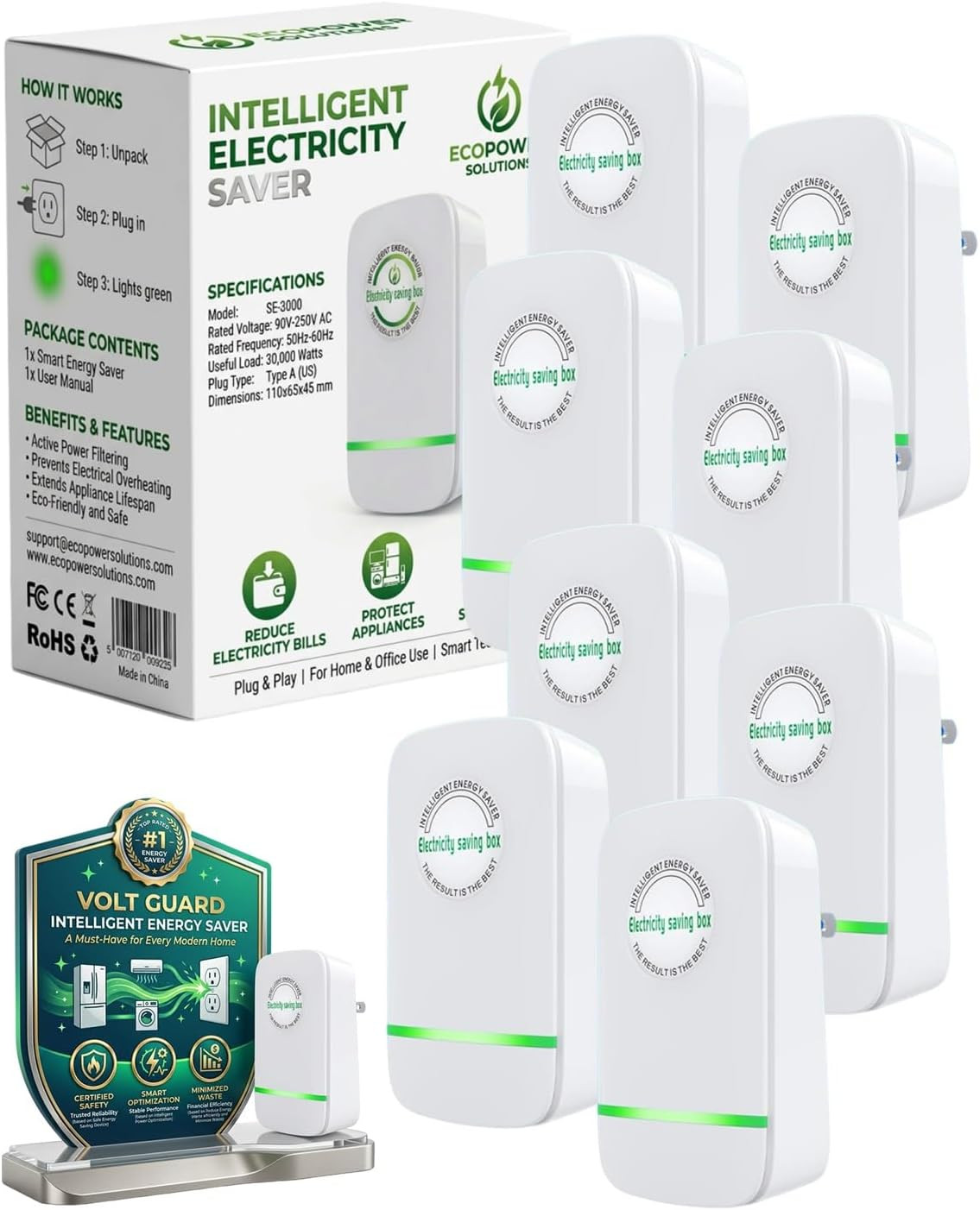 Electricity Saving Box Energy Power Savings Device to Reduce Electric Bill Power