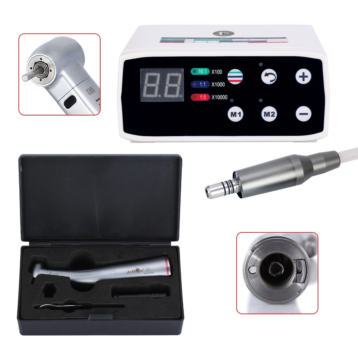 NSK Style Dental LED Brushless Electric Micro Motor /1:5 Increasing Handpiece